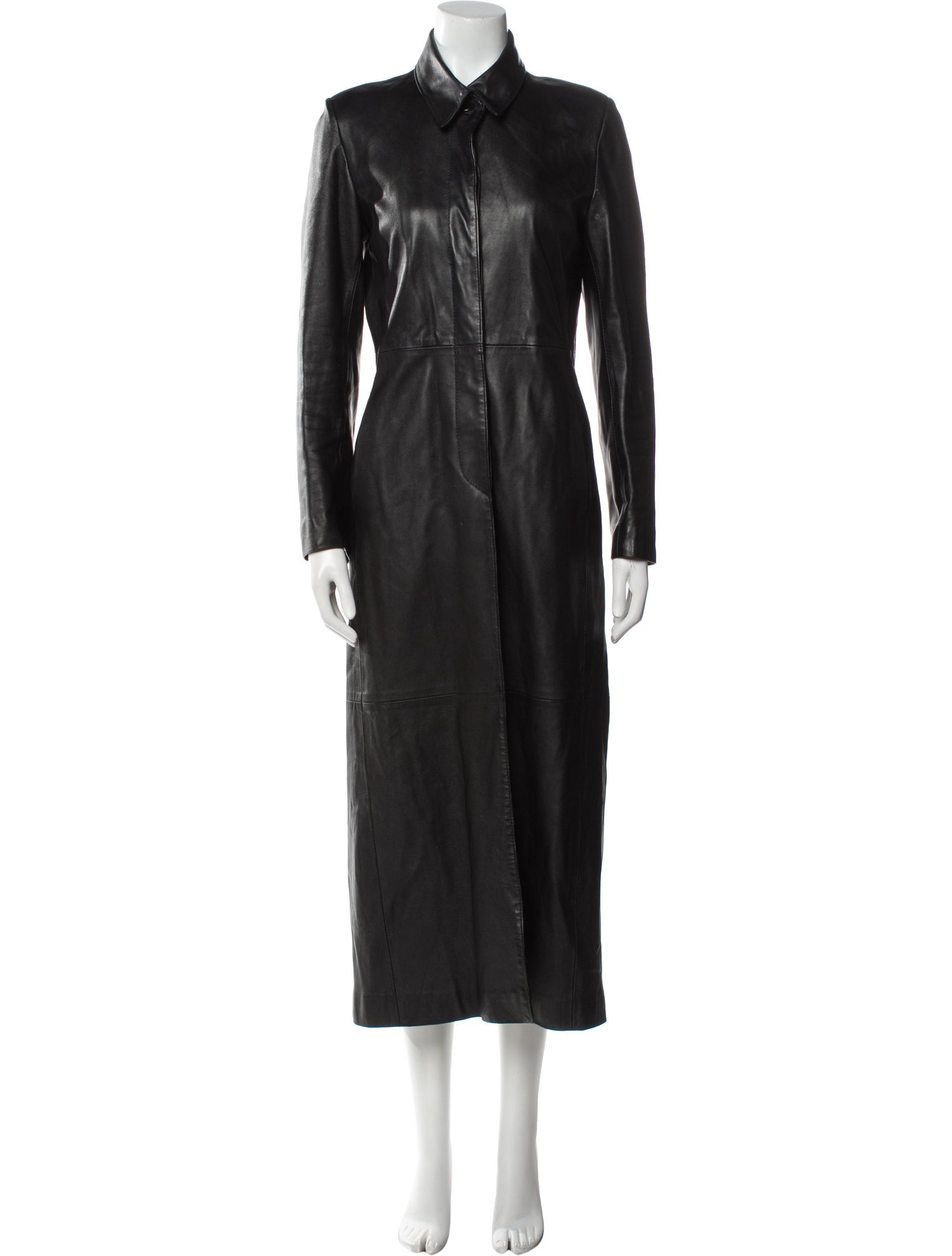 Nour Hammour Lambskin Trench Coat