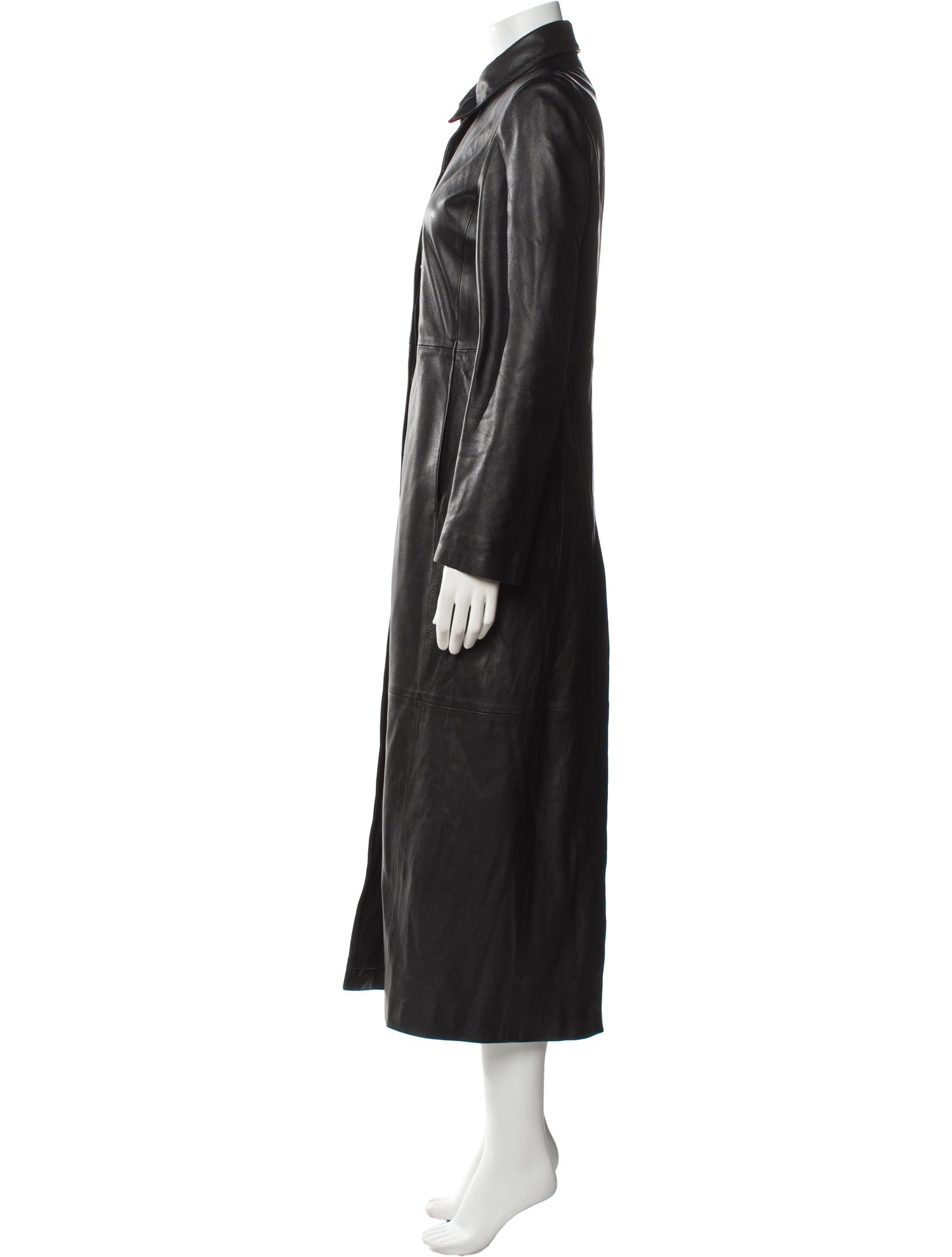 Nour Hammour Lambskin Trench Coat