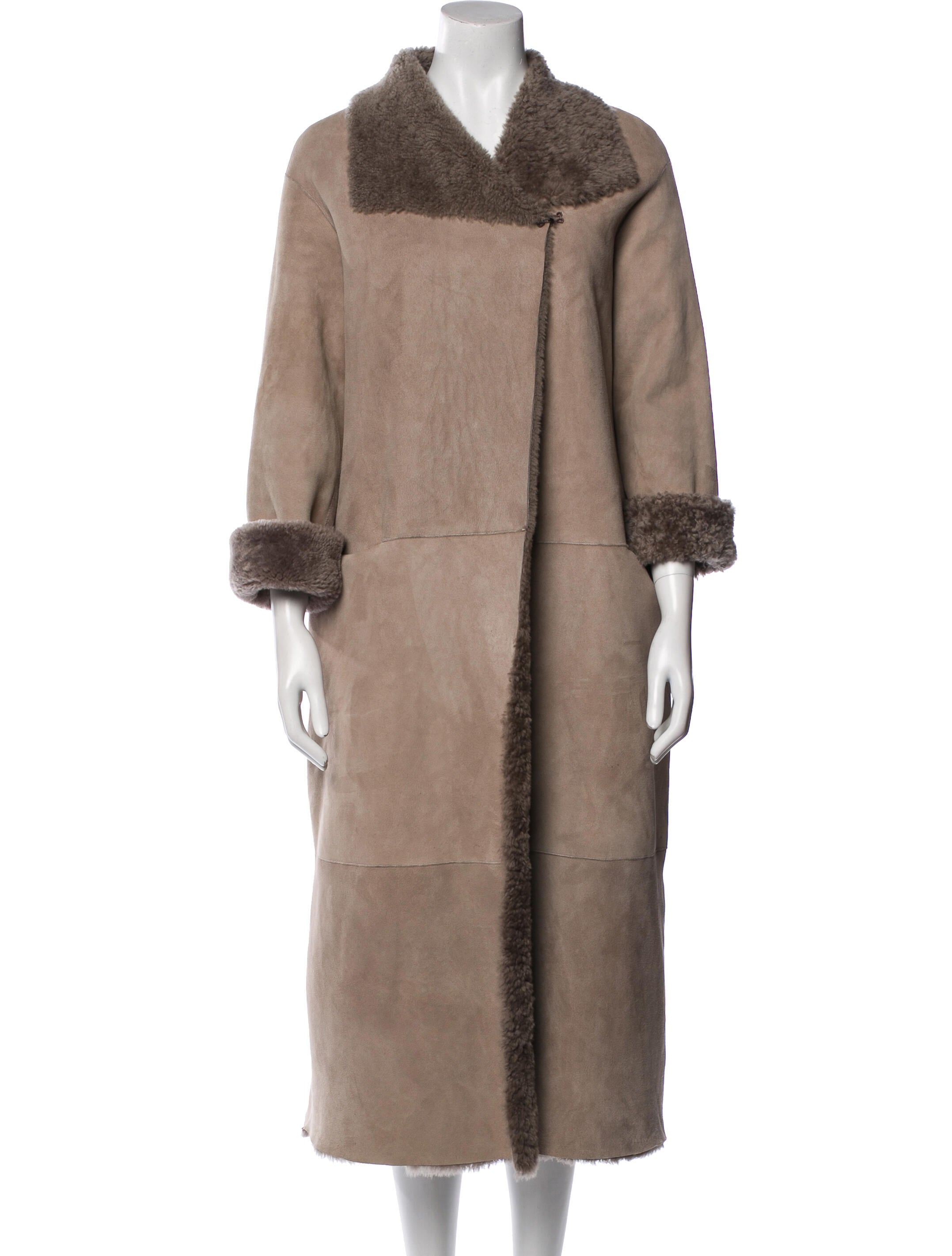 Nour Hammour Lamb Fur Fur Coat