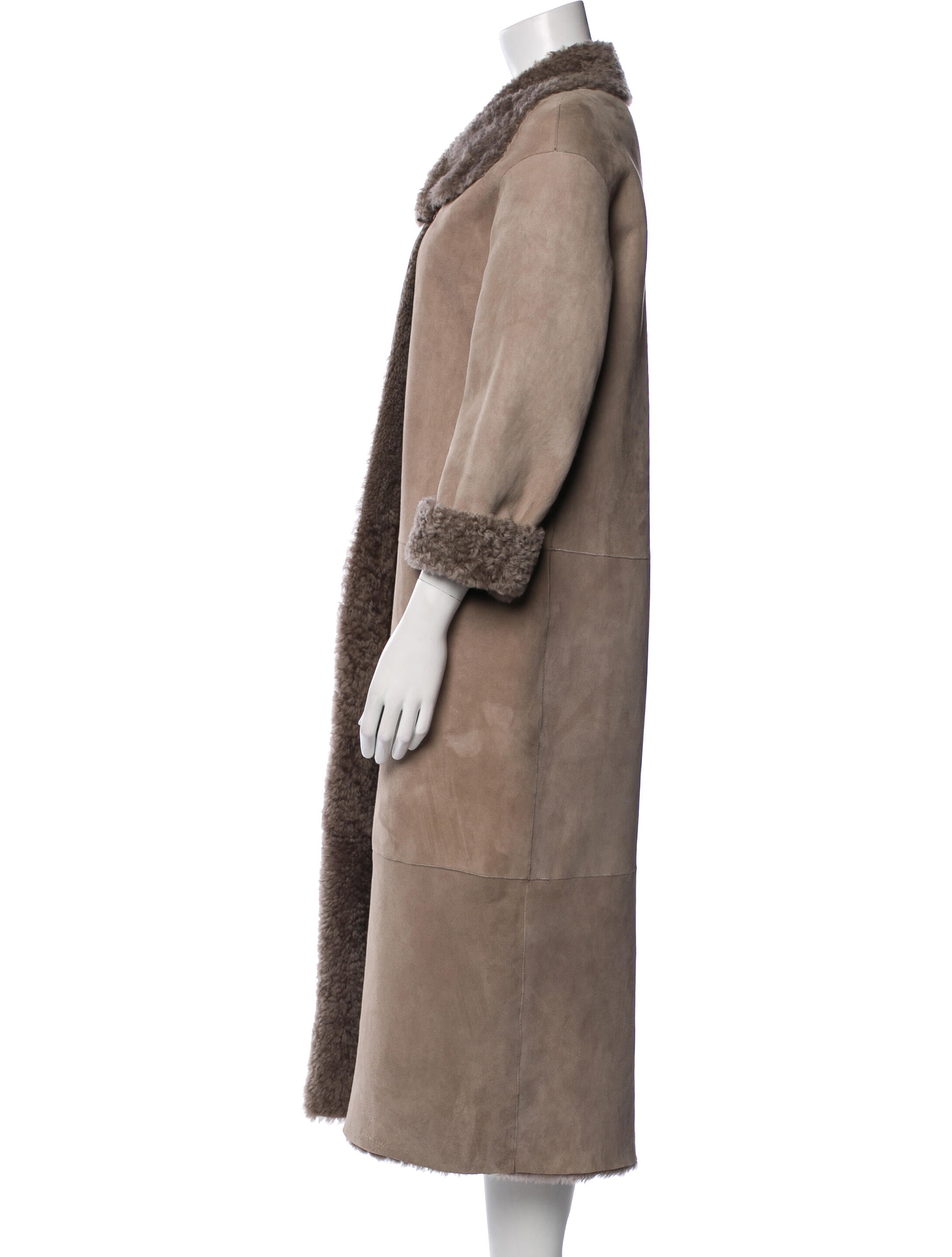 Nour Hammour Lamb Fur Fur Coat