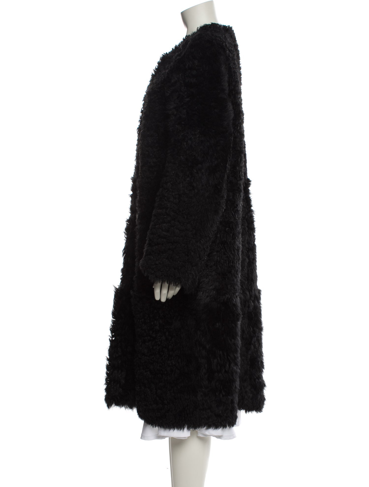 Nour Hammour Faux Fur Faux Fur Coat