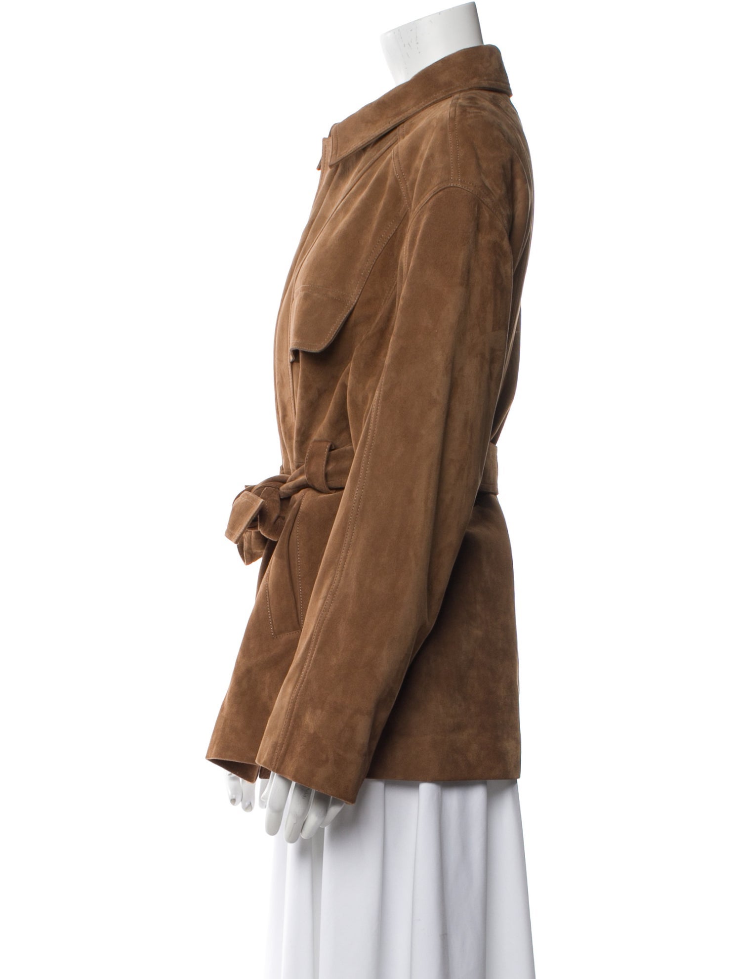 Nour Hammour Leather Utility Jacket