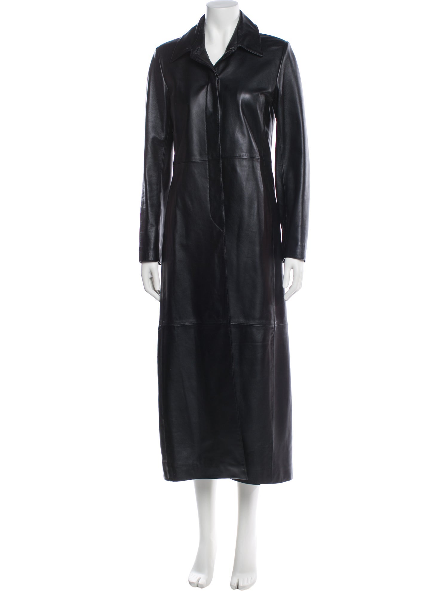 Nour Hammour Lambskin Printed Faux Fur Coat