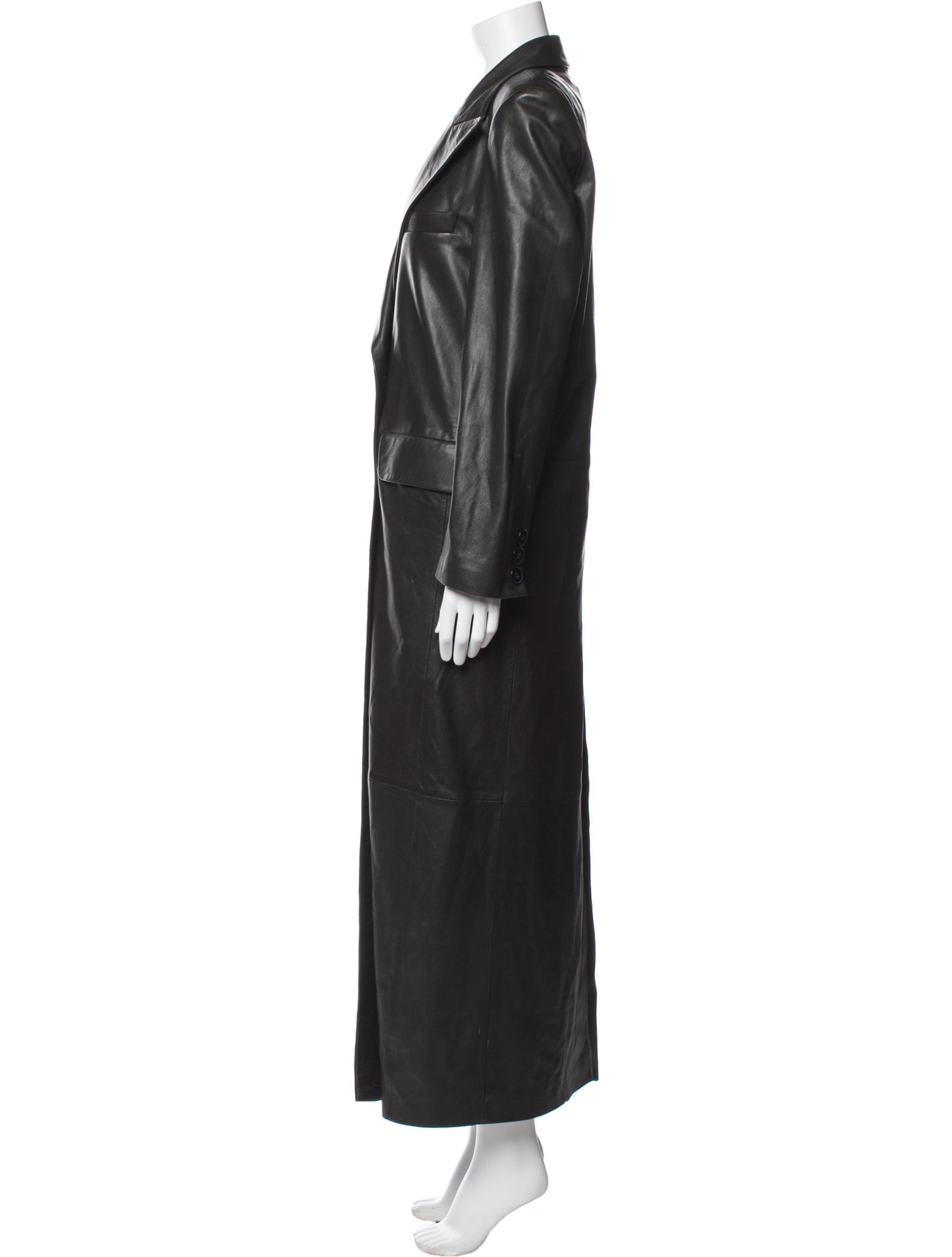 Nour Hammour Lambskin Trench Coat