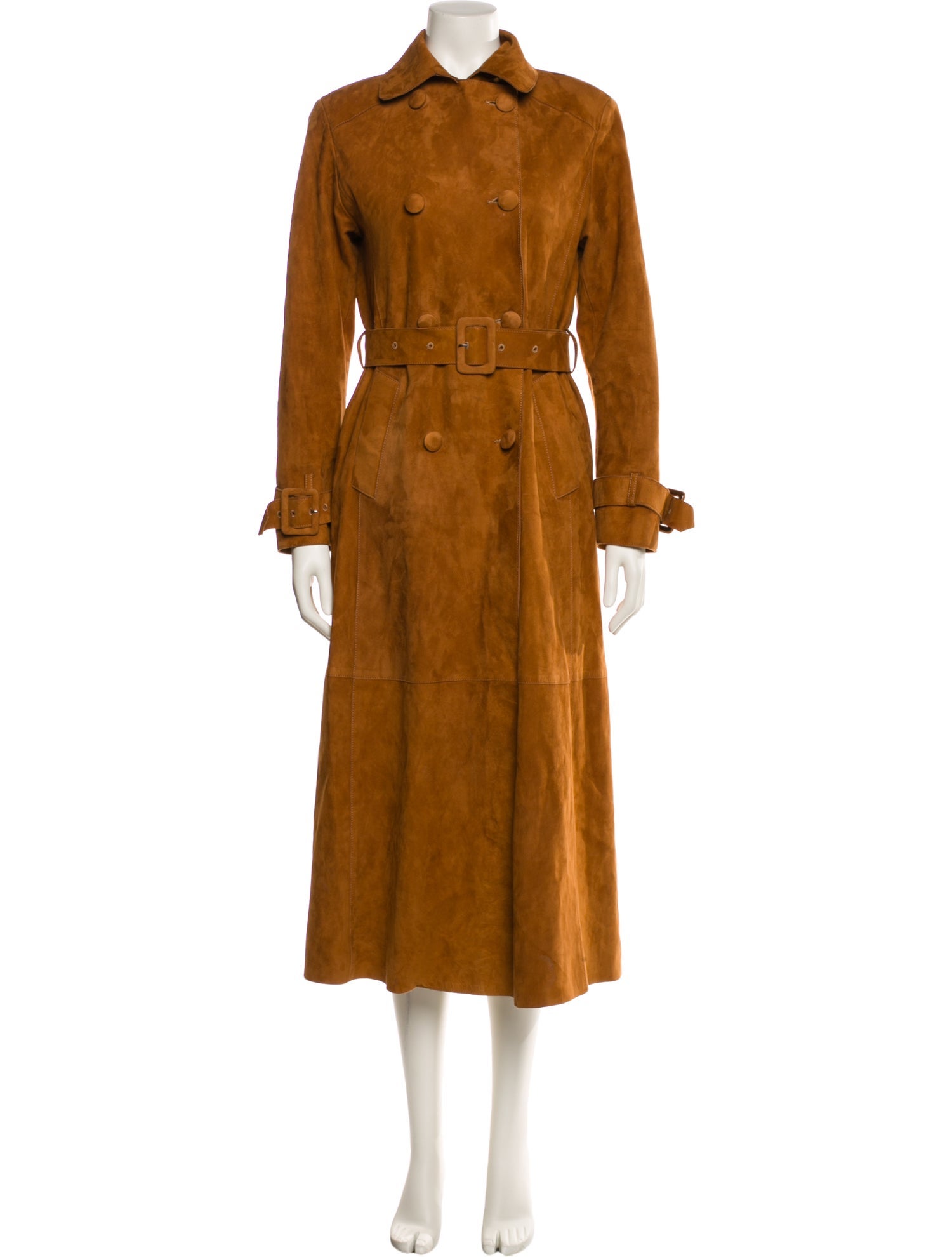 Nour Hammour Lambskin Trench Coat