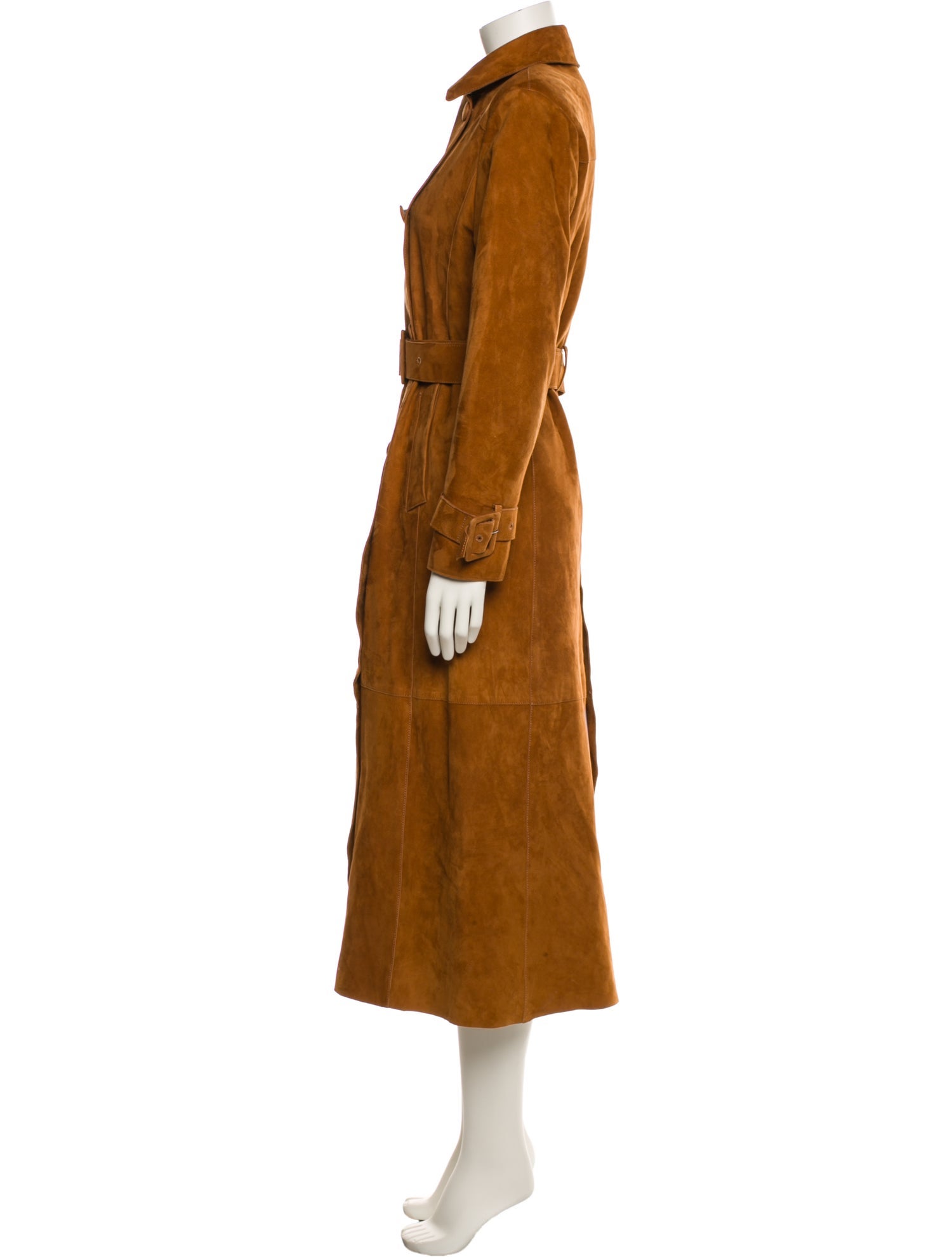 Nour Hammour Lambskin Trench Coat