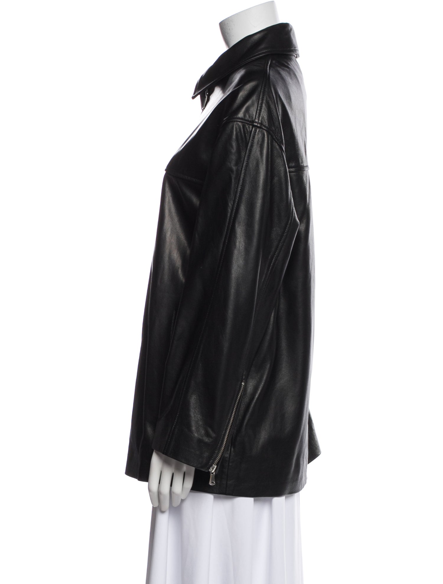 Nour Hammour Leather Jacket w/ Tags