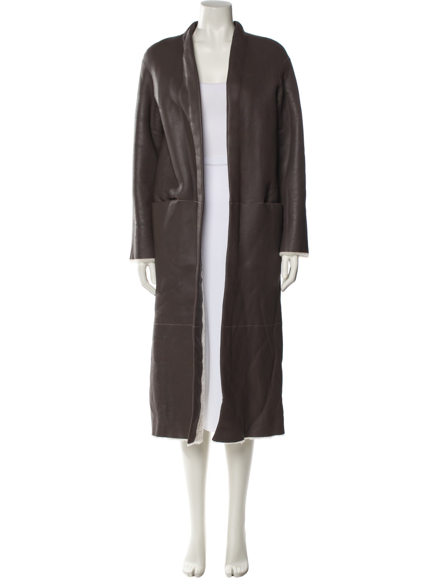 Nour Hammour Lamb Fur Fur Coat