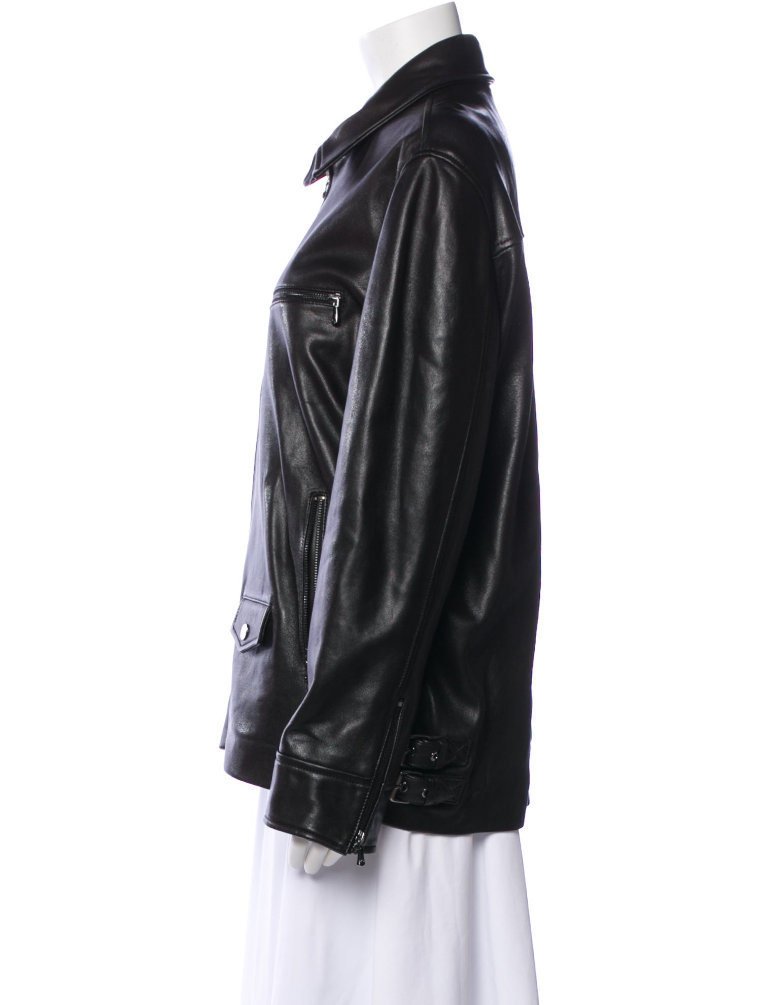 Nour Hammour Leather Jacket