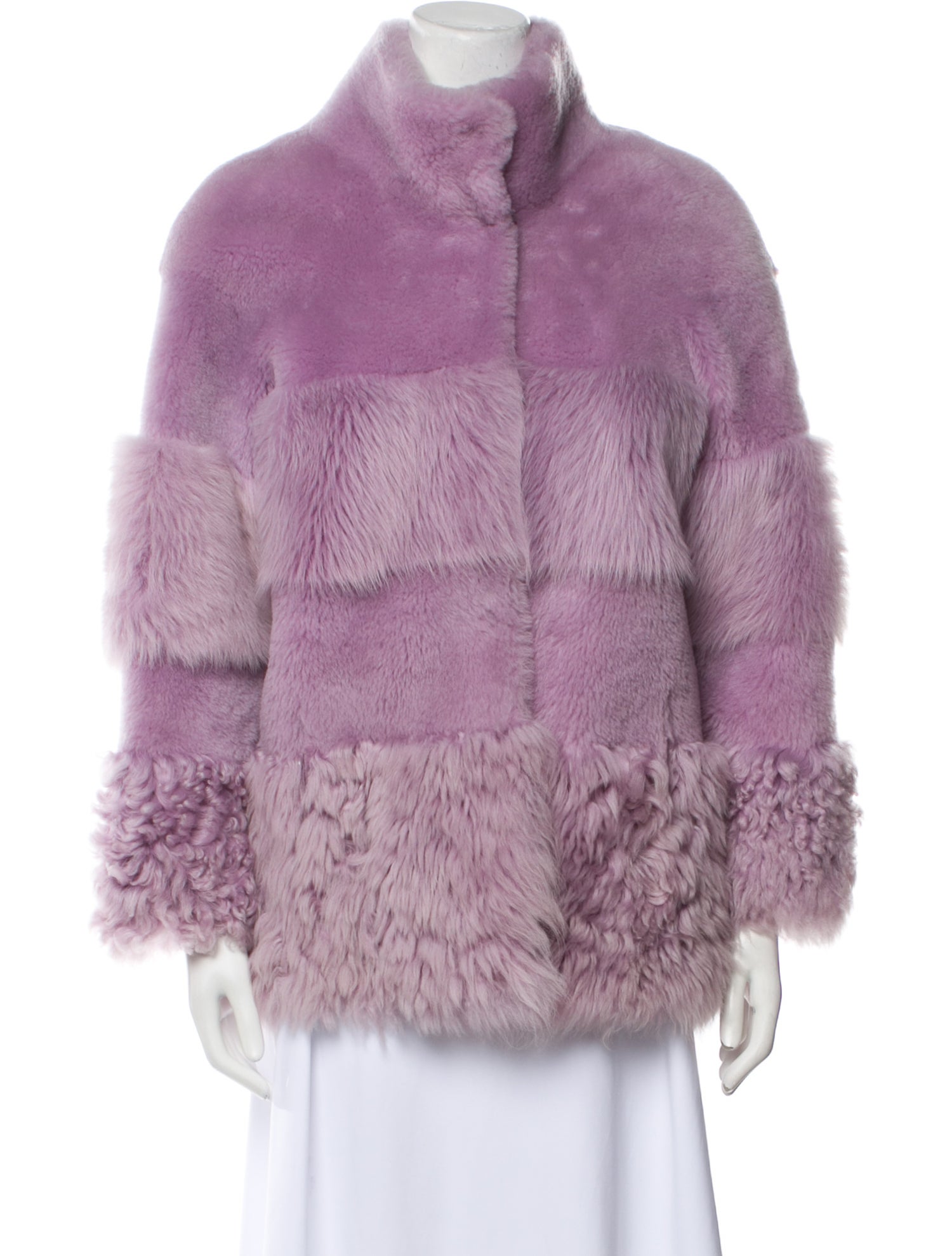 Nour Hammour Shearling Fur Jacket