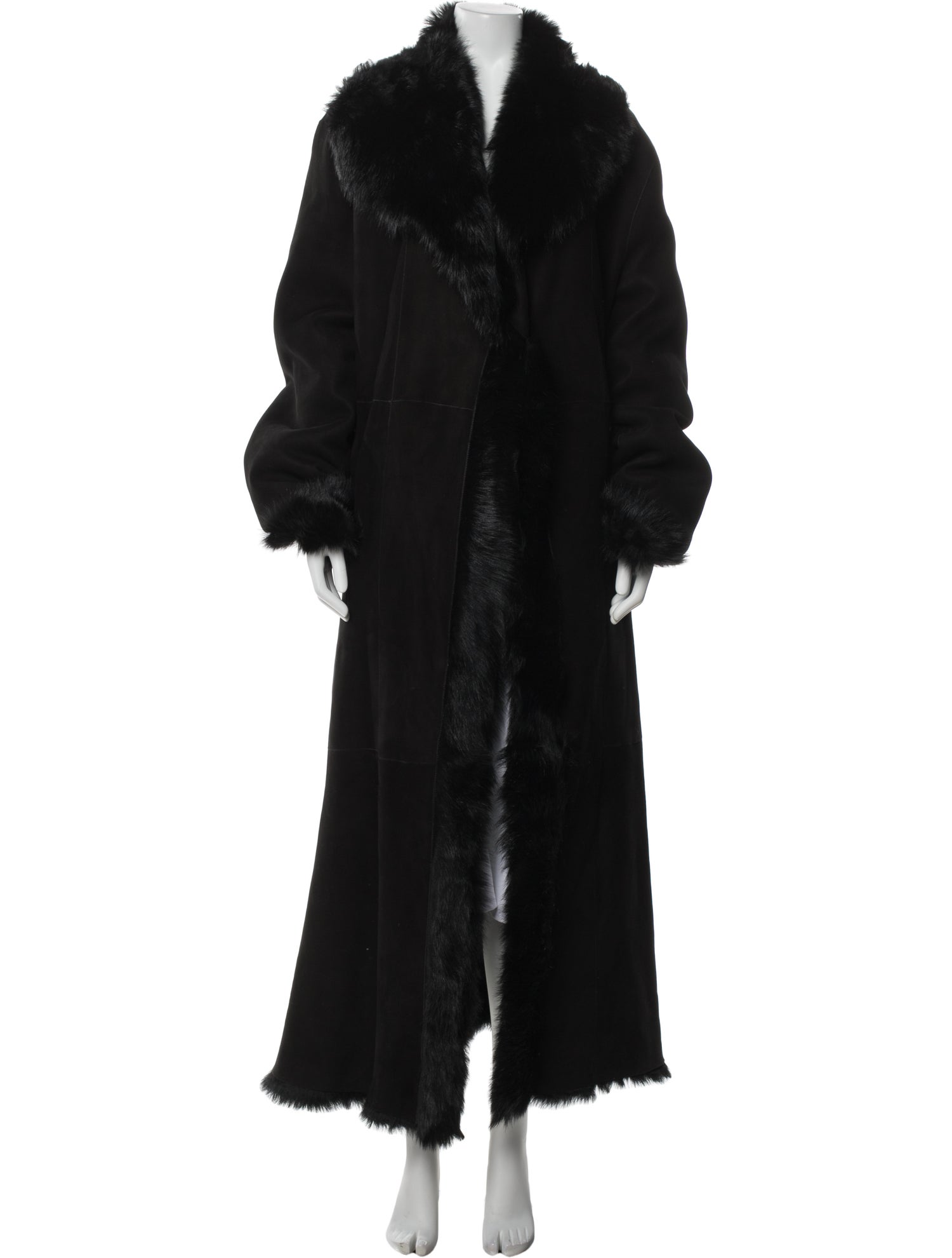 Nour Hammour Lamb Fur Fur Coat