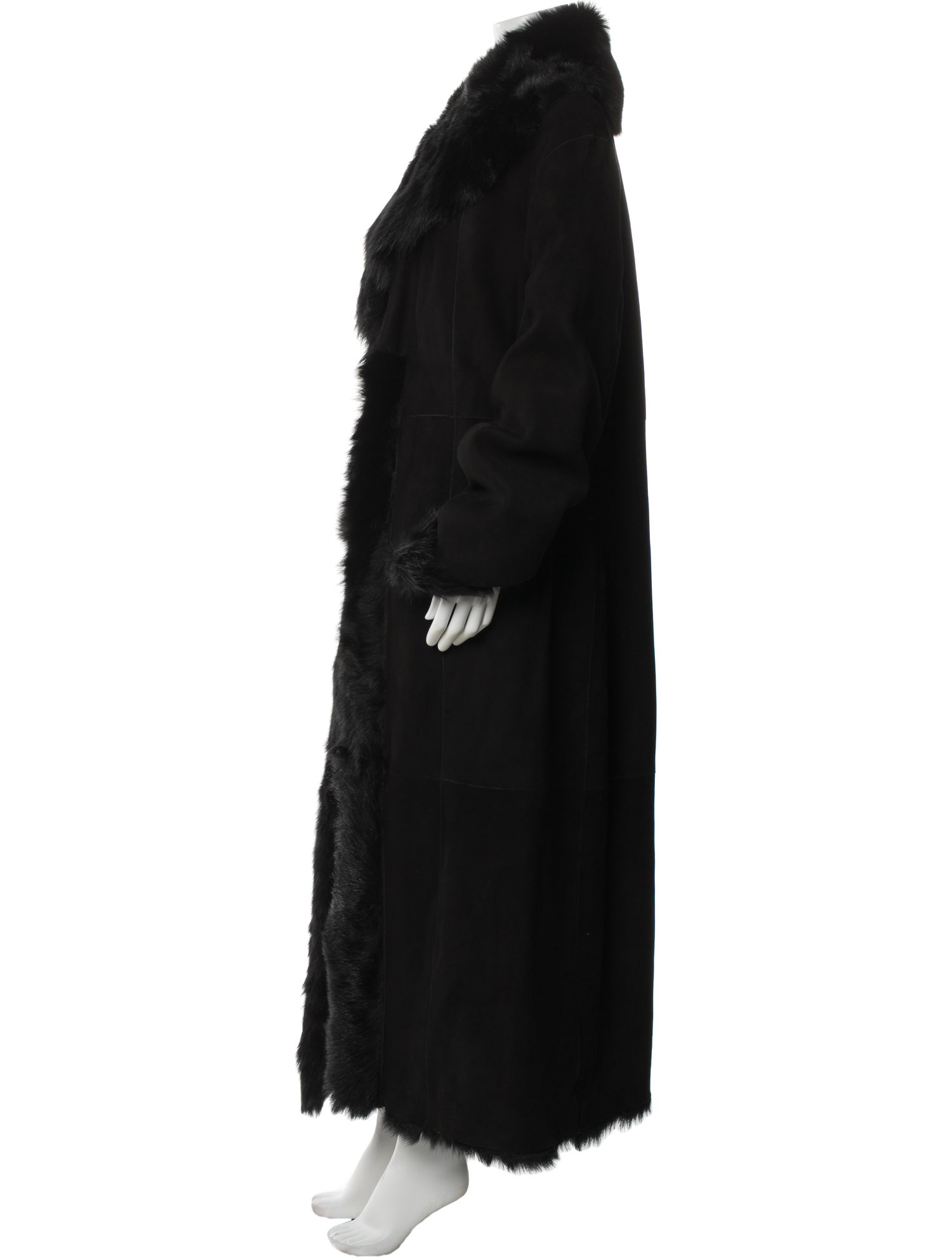 Nour Hammour Lamb Fur Fur Coat