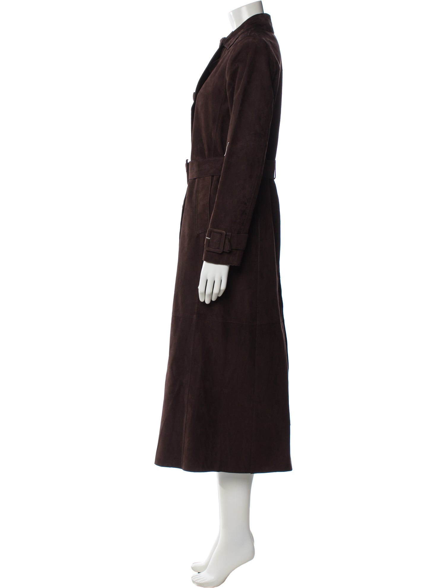 Nour Hammour Lambskin Trench Coat