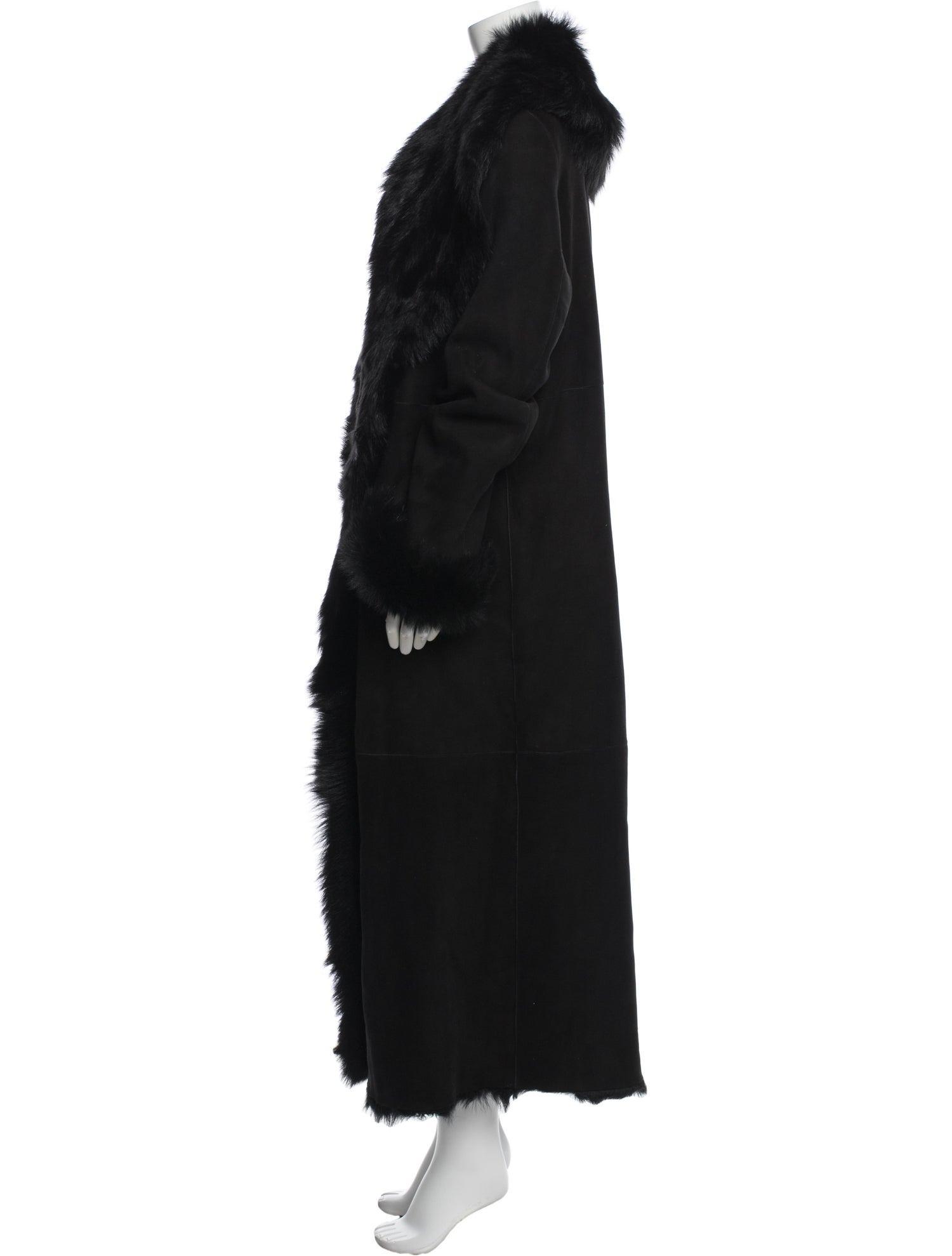 Nour Hammour Lamb Fur Fur Coat
