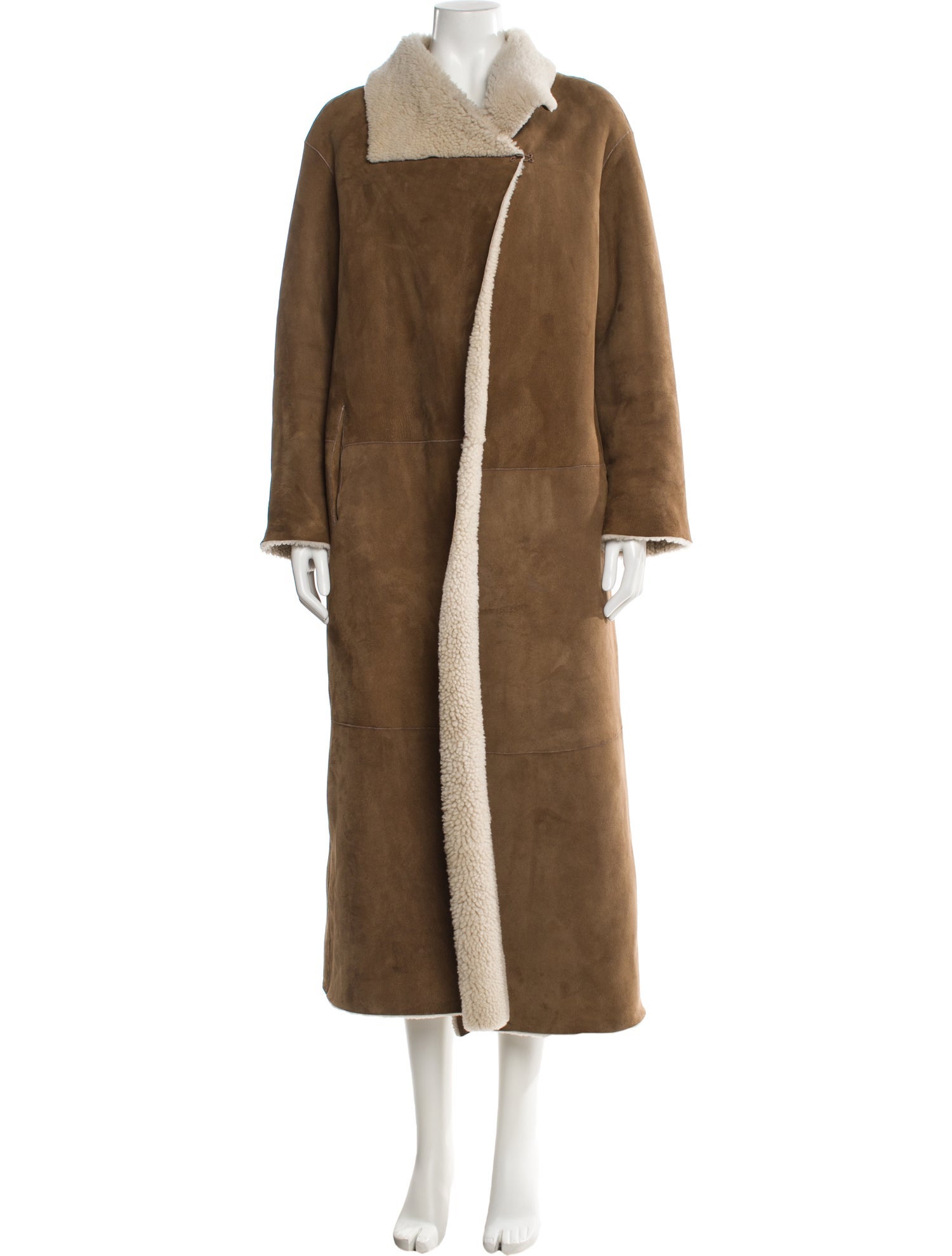 Nour Hammour Lamb Fur Fur Coat