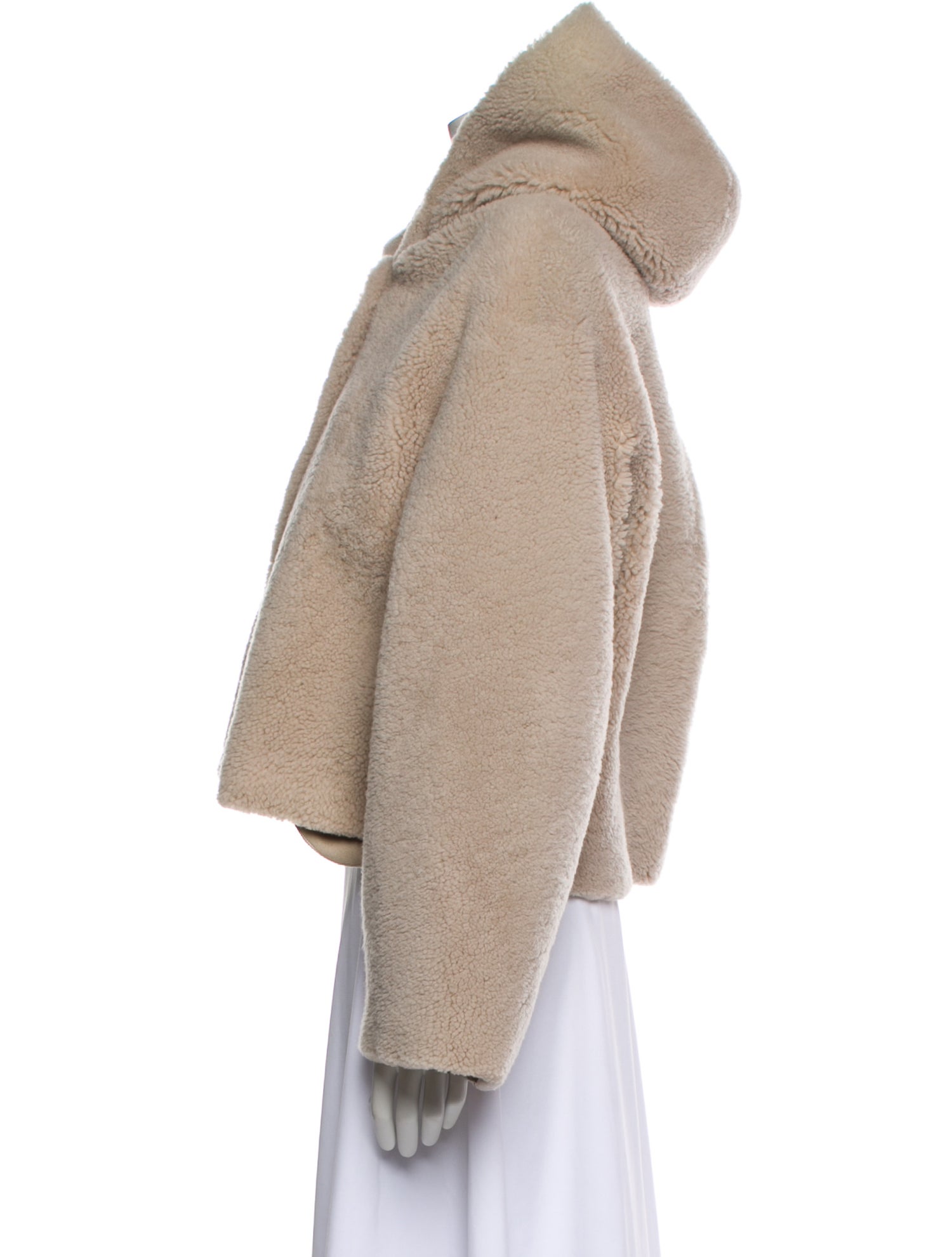 Nour Hammour Lamb Fur Faux Fur Jacket