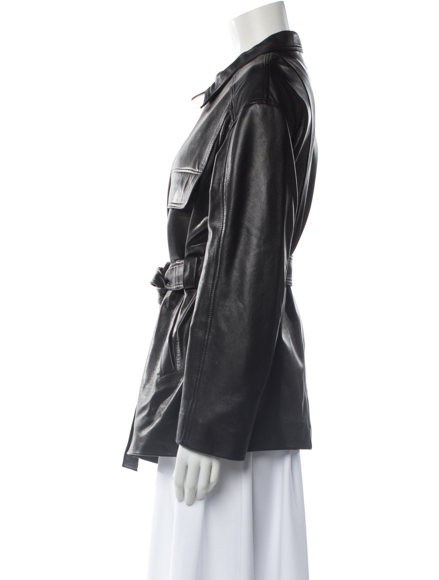 Nour Hammour Lambskin Biker Jacket