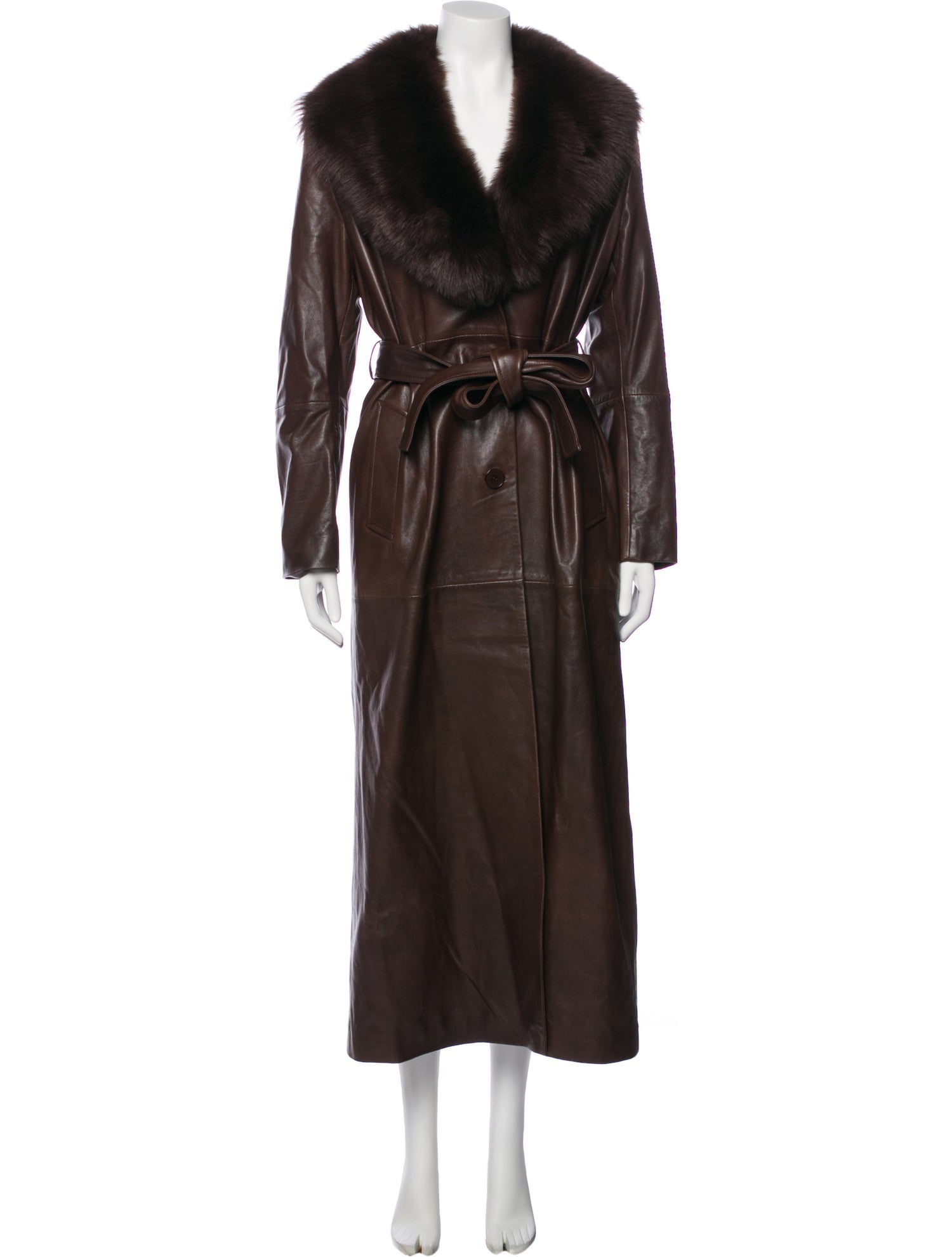 Nour Hammour Lambskin Fur Coat