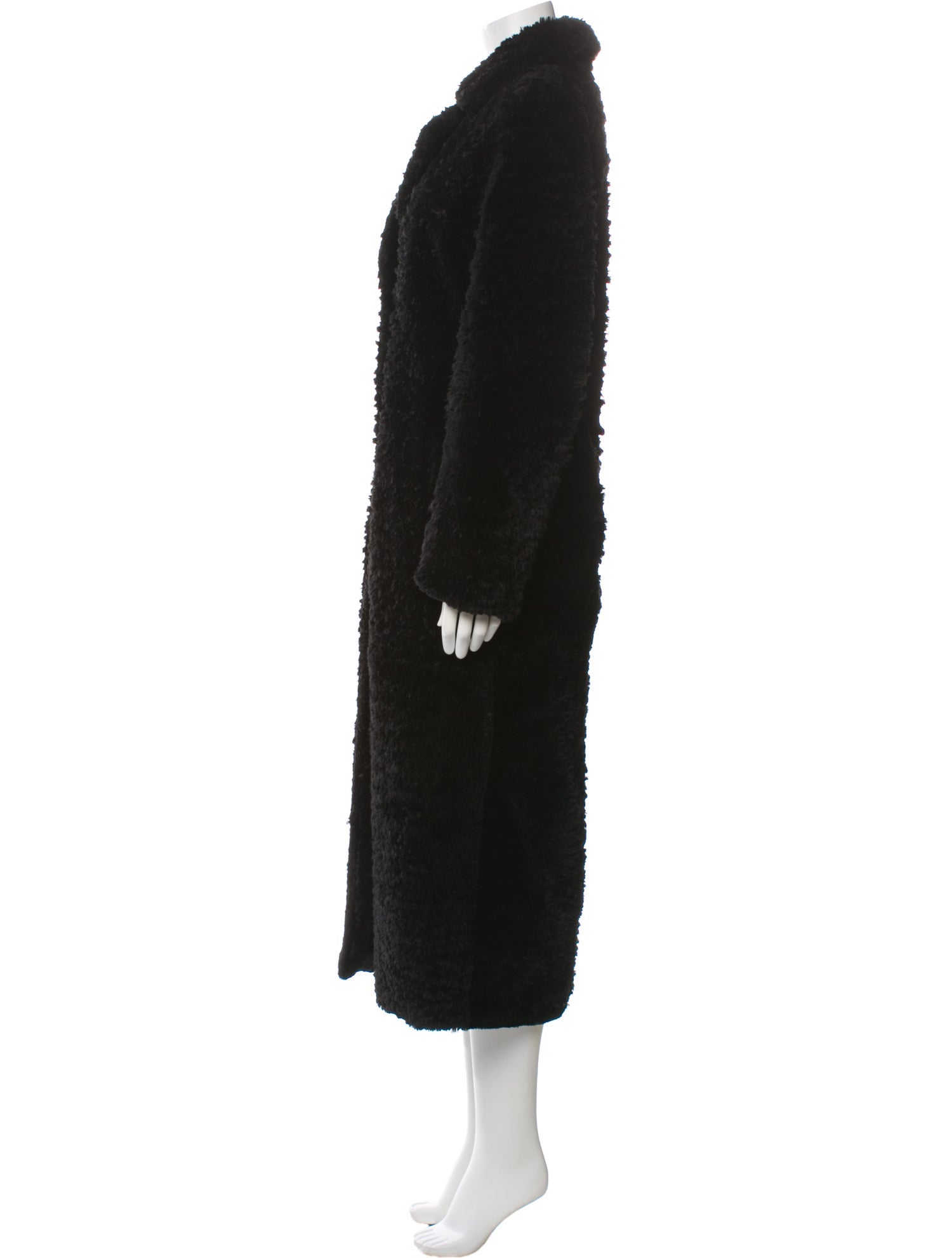 Nour Hammour Lamb Fur Fur Coat