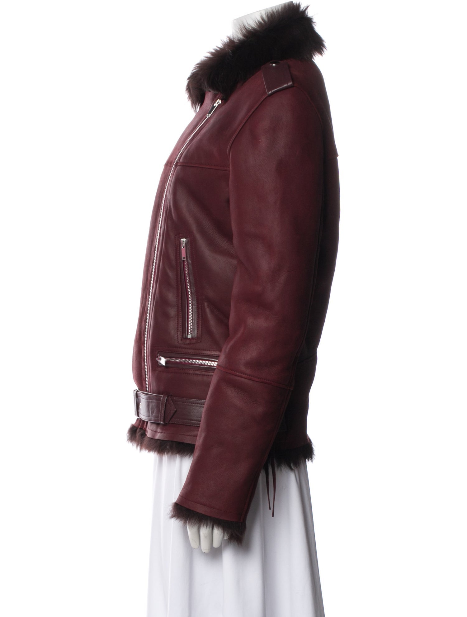 Nour Hammour Lambskin Biker Jacket