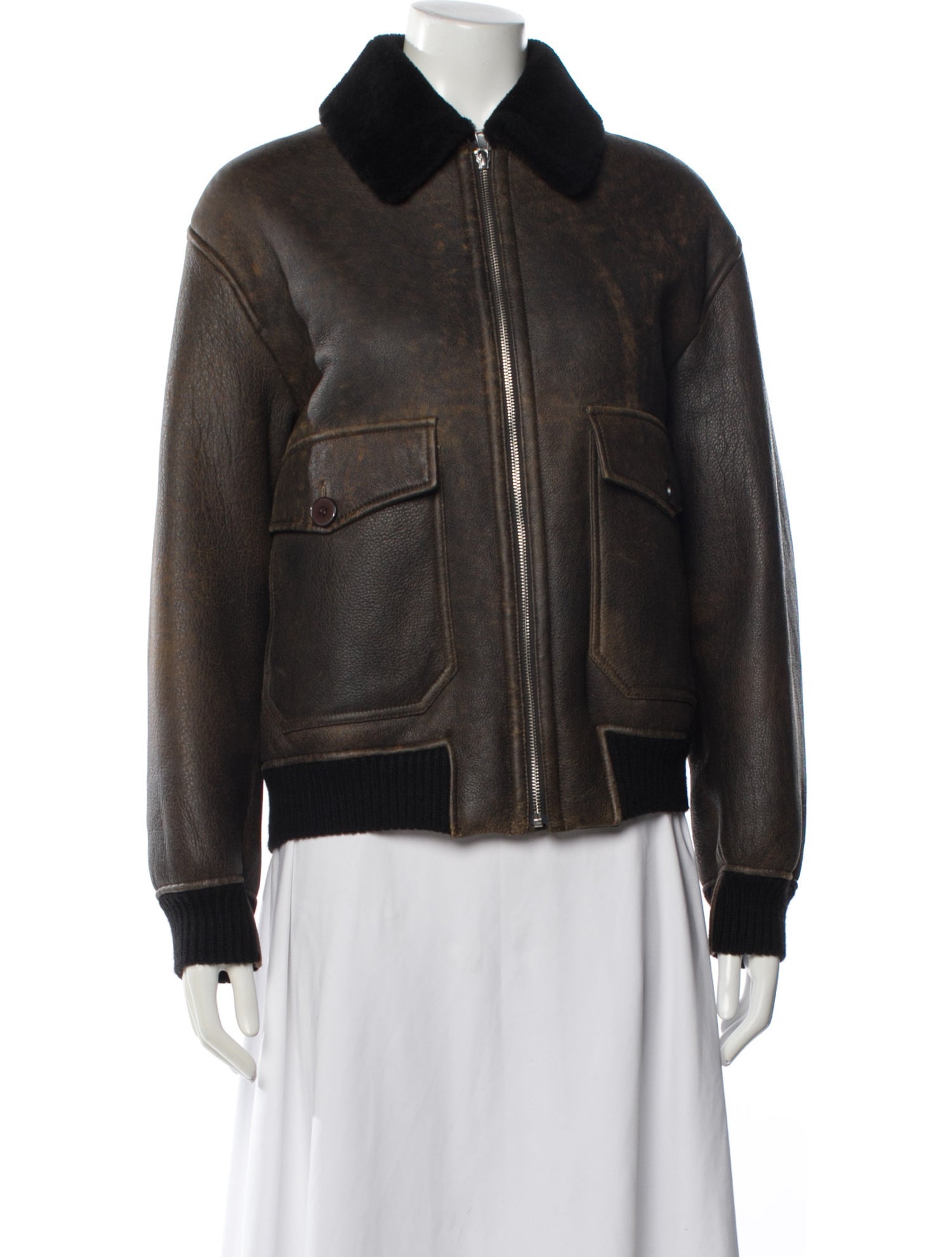 Nour Hammour Leather Biker Jacket w/ Tags