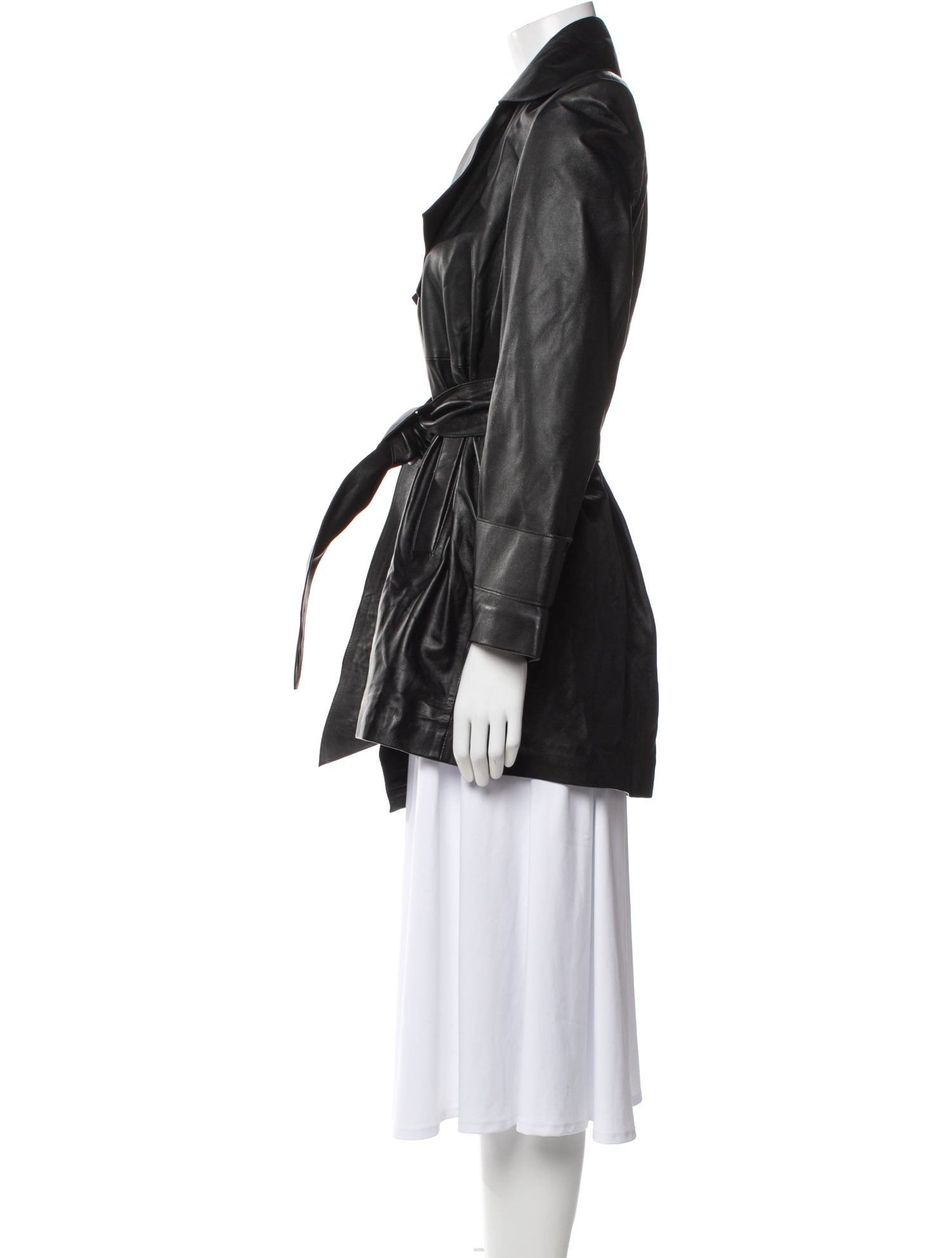 Nour Hammour Leather Utility Jacket