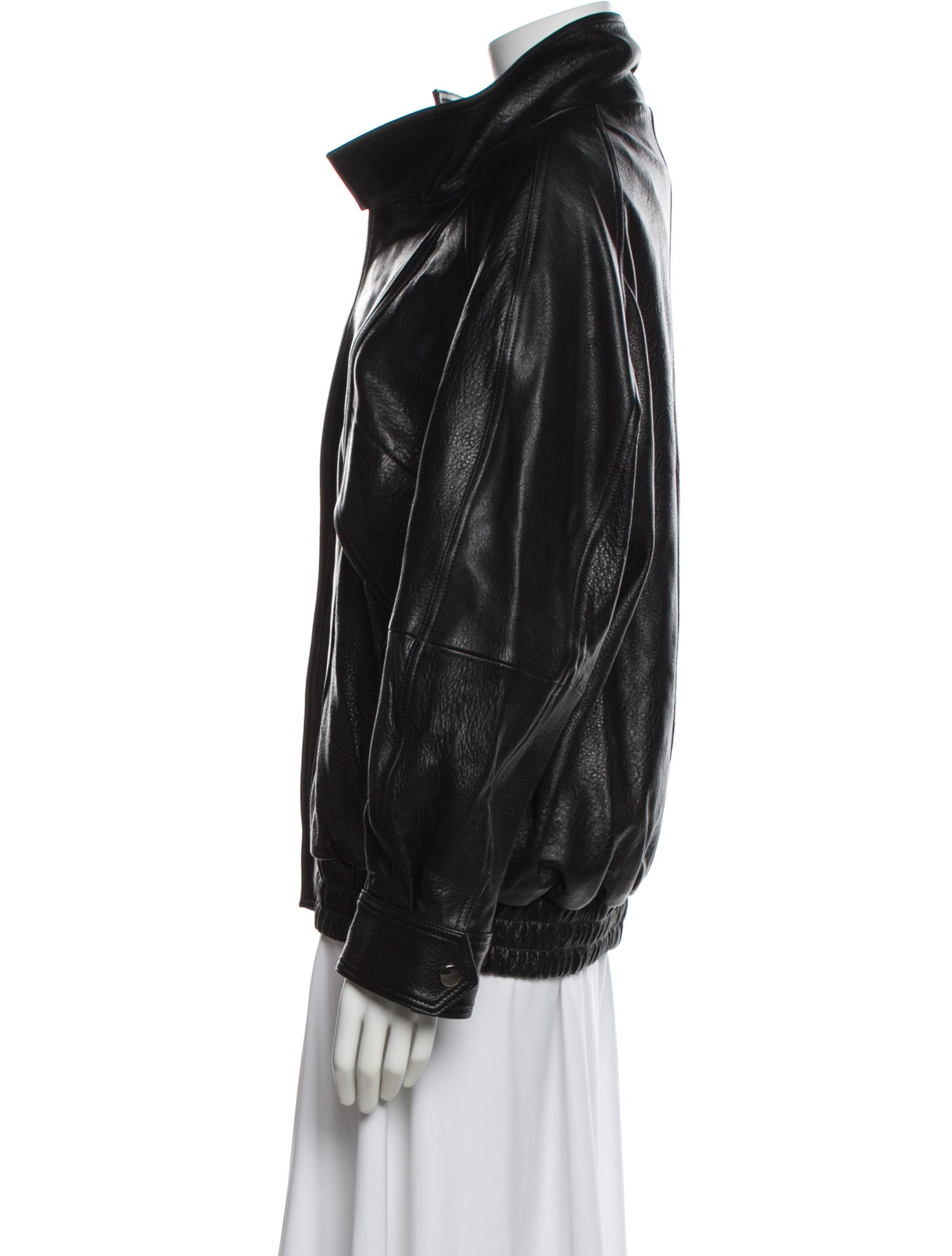 Nour Hammour Lambskin Biker Jacket