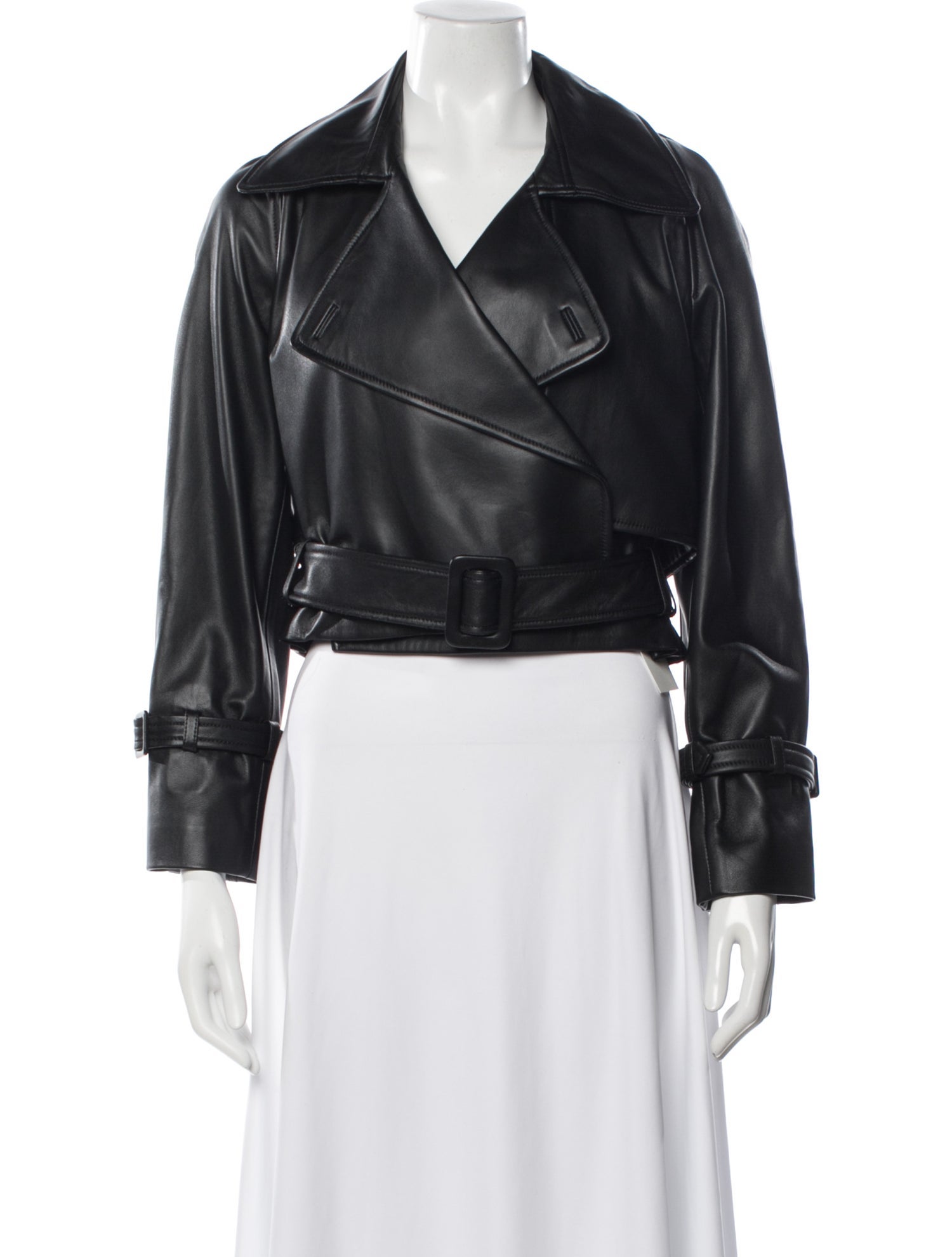 Nour Hammour Lambskin Biker Jacket