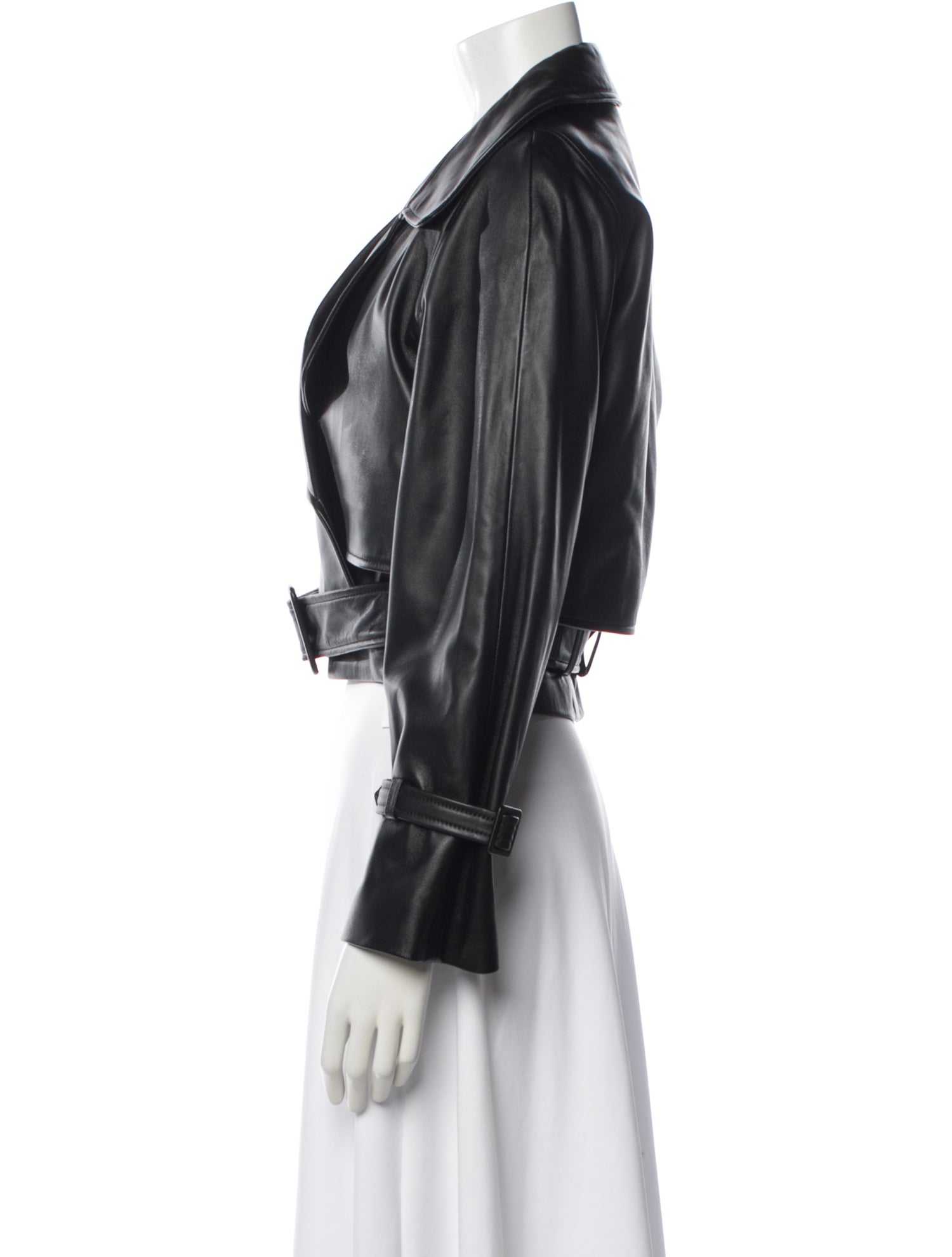 Nour Hammour Lambskin Biker Jacket