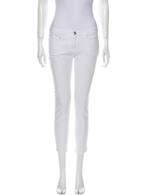 November High-Rise Skinny Leg Jeans White