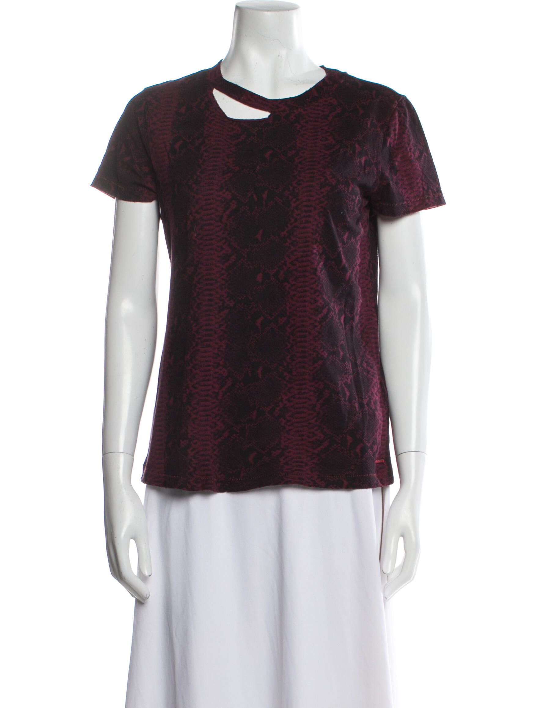 n:Philanthropy Animal Print Crew Neck T-Shirt