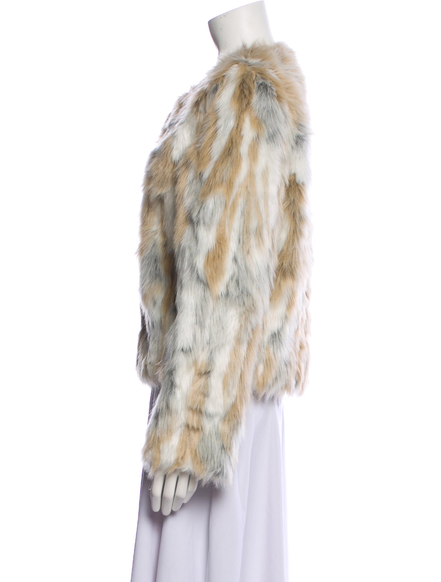 n:Philanthropy Printed Faux Fur Jacket