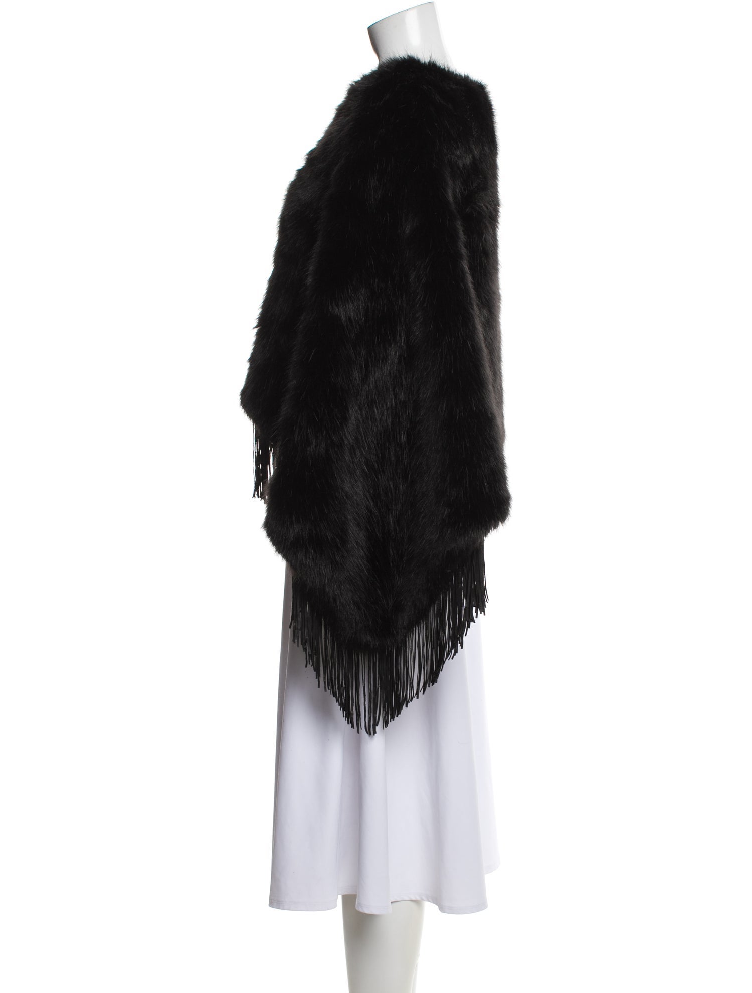 n:Philanthropy Faux Fur Bateau Neckline Sweater