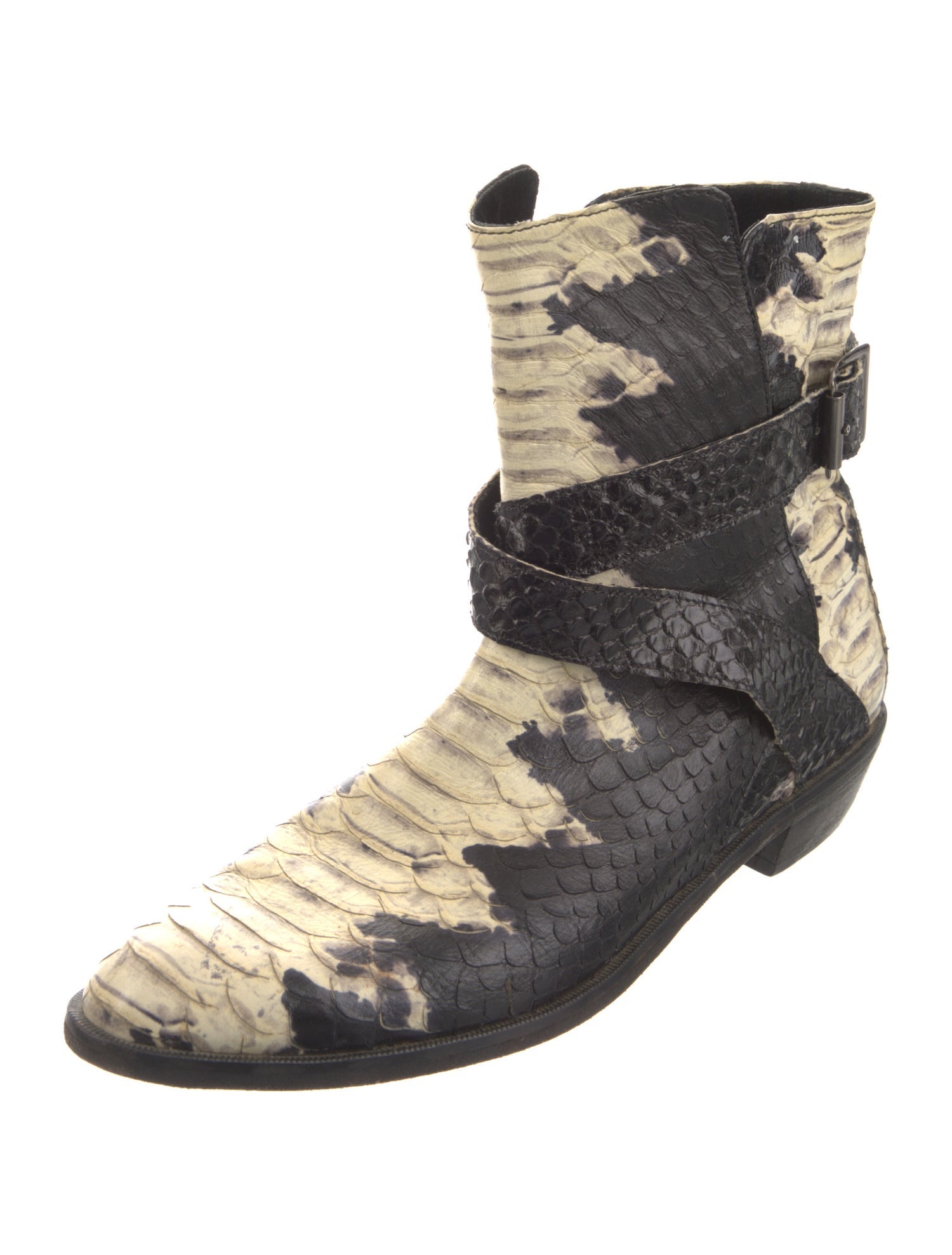 Modern Vice Snakeskin Animal Print Boots