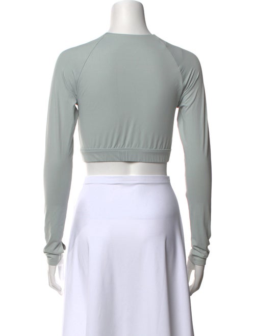 NORBA Crew Neck Long Sleeve Crop Top