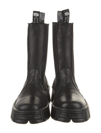 New Rock Leather Chelsea Boots