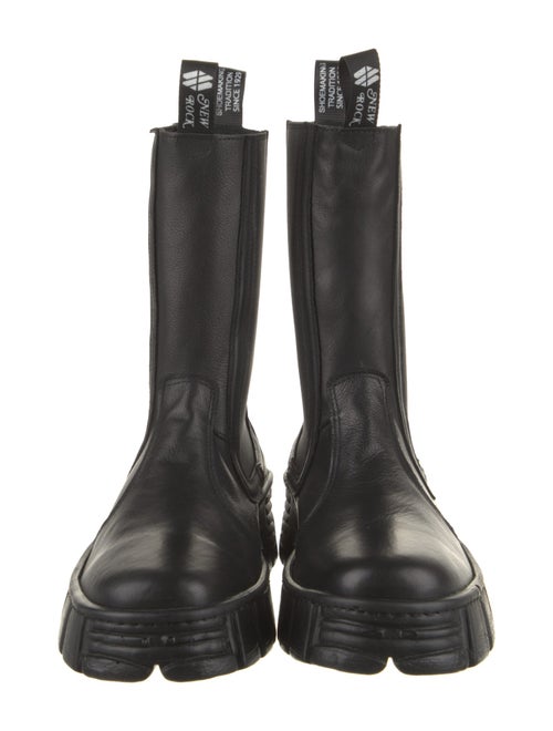 New Rock Leather Chelsea Boots