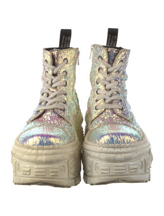 New Rock Combat Boots