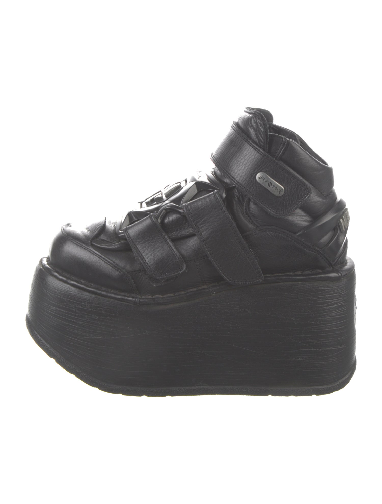 New Rock Leather Chunky Sneakers