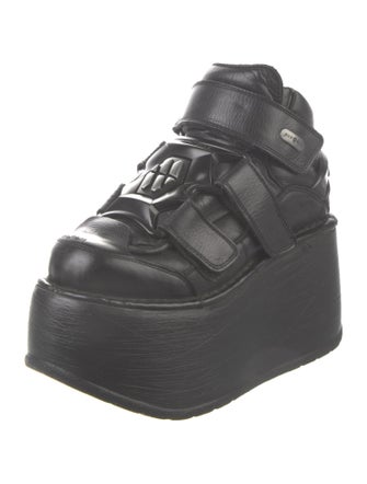 New Rock Leather Chunky Sneakers