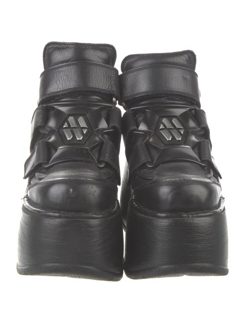 New Rock Leather Chunky Sneakers