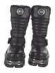 New Rock Leather Combat Boots