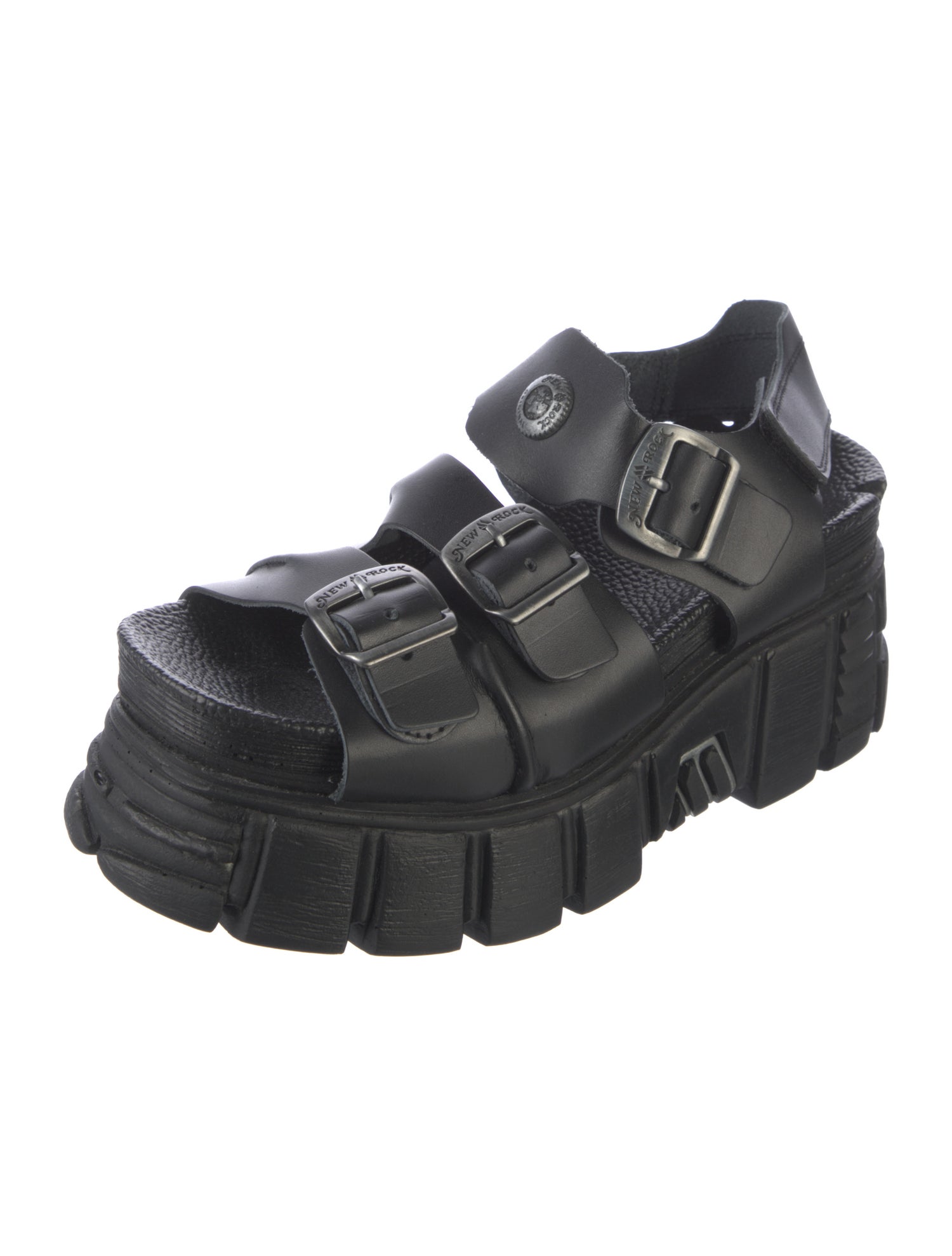 New Rock Leather Gladiator Sandals