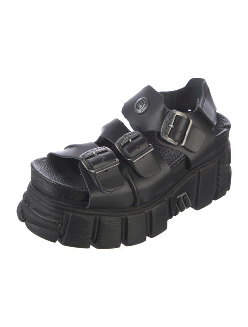 New Rock Leather Gladiator Sandals