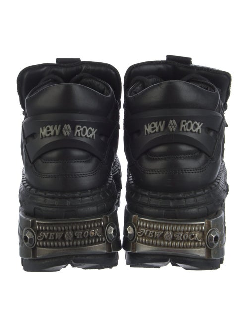 New Rock Leather Printed Sneakers