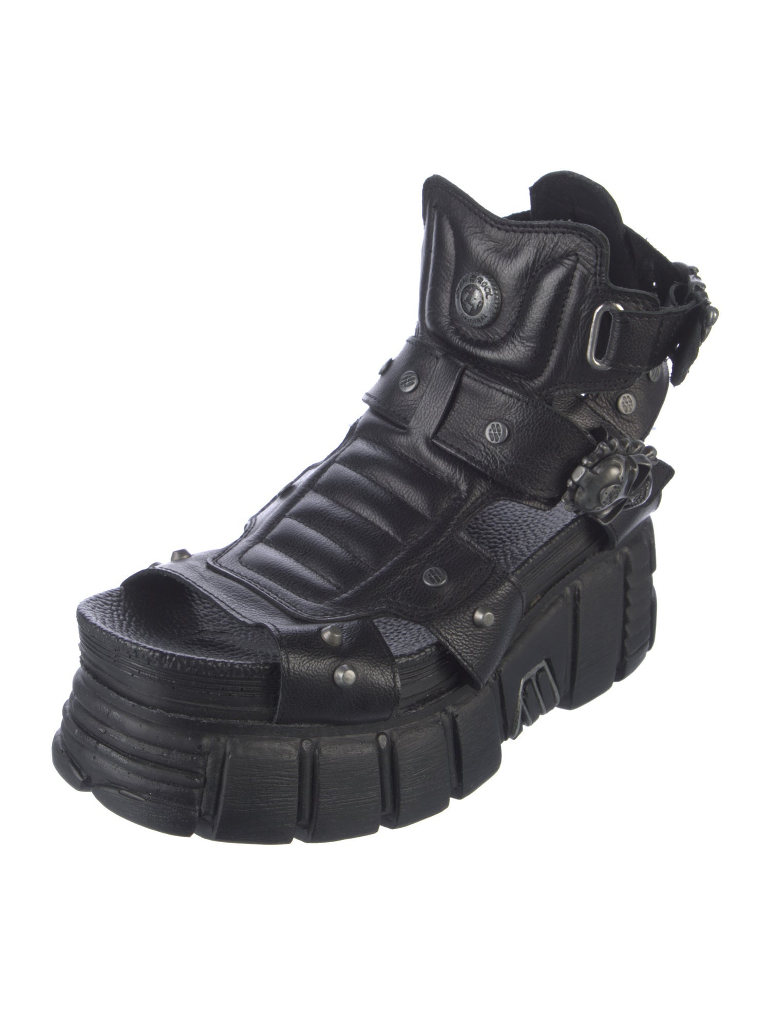 New Rock Leather Gladiator Sandals