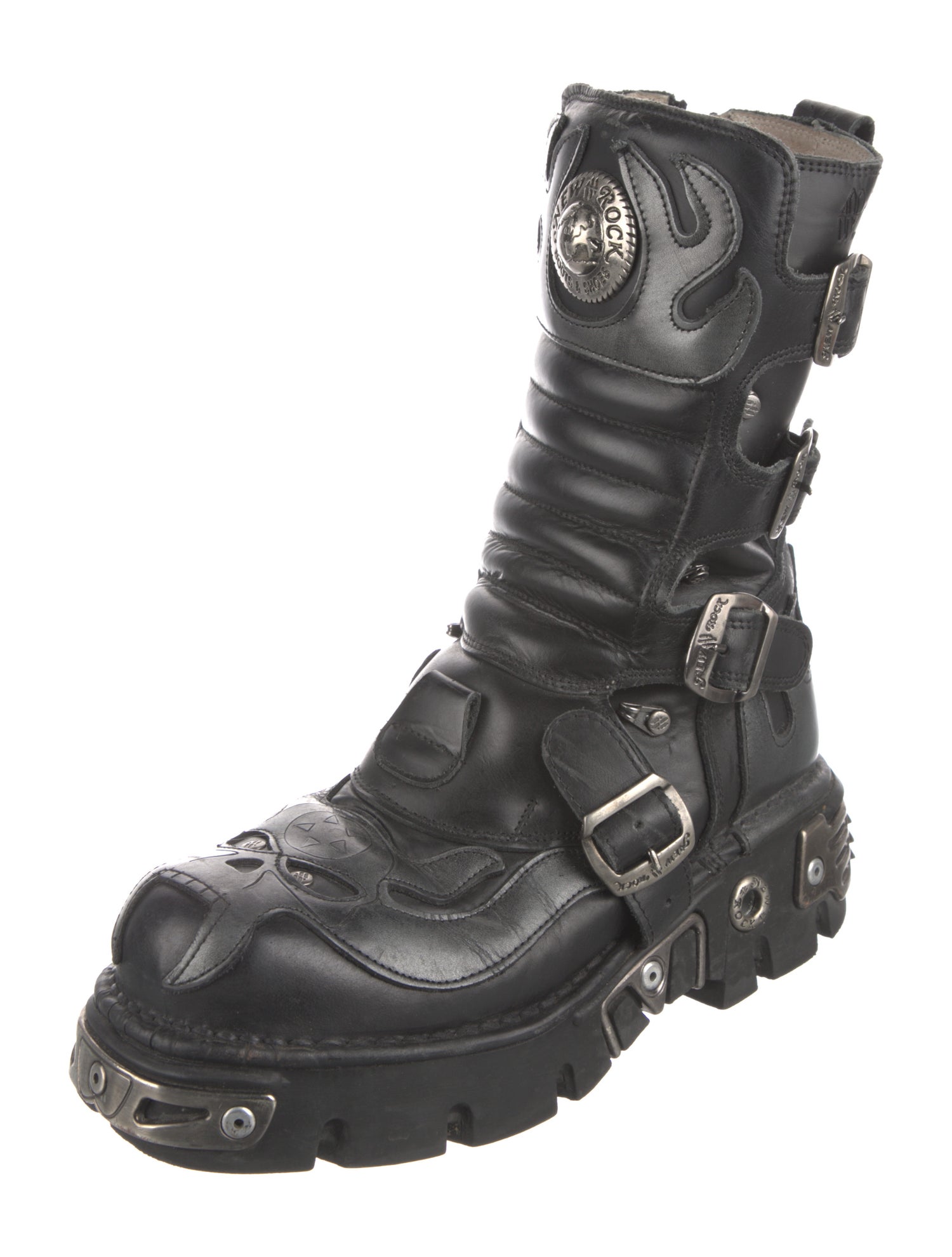 New Rock Leather Boots