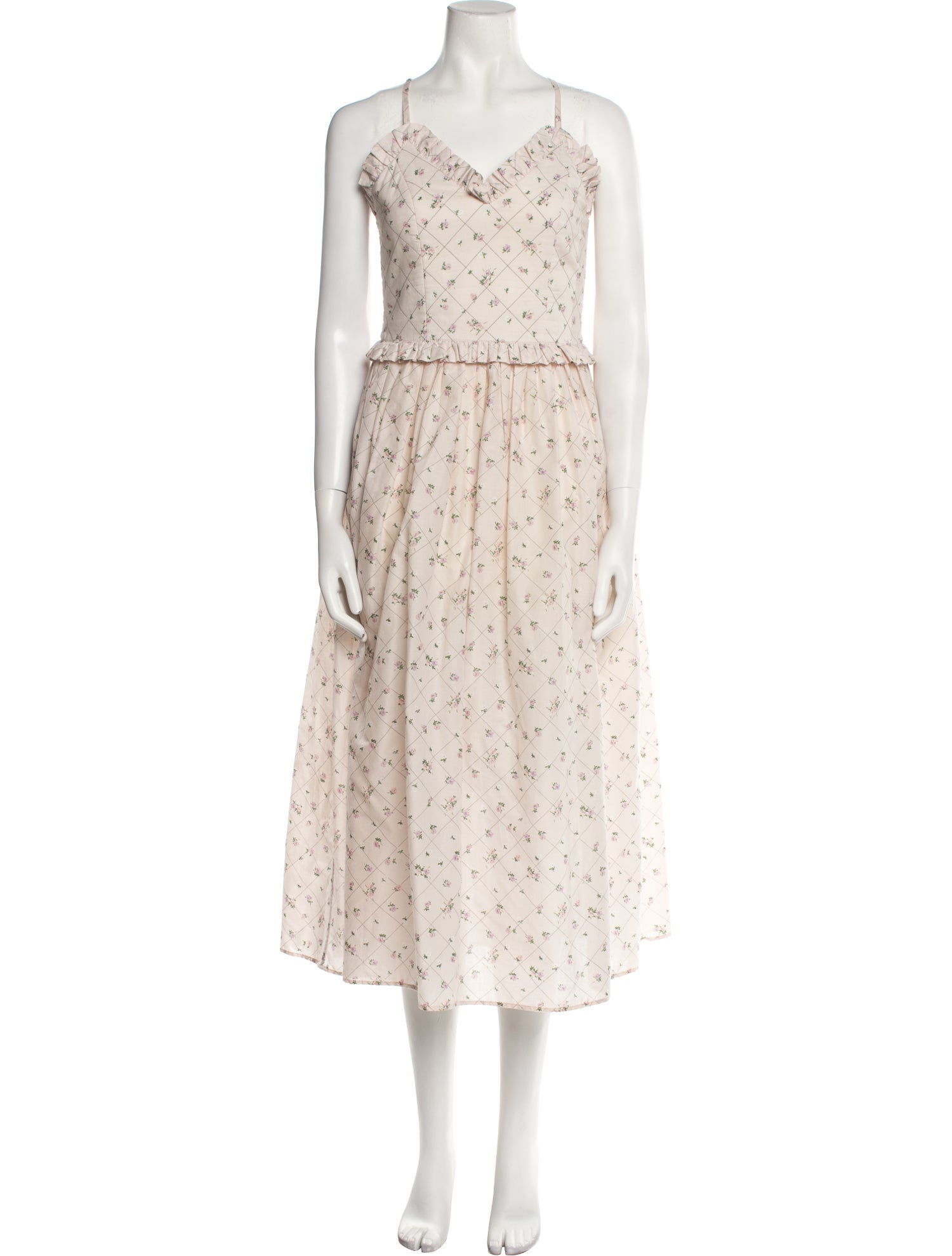 Naya Rea Floral Print Long Dress