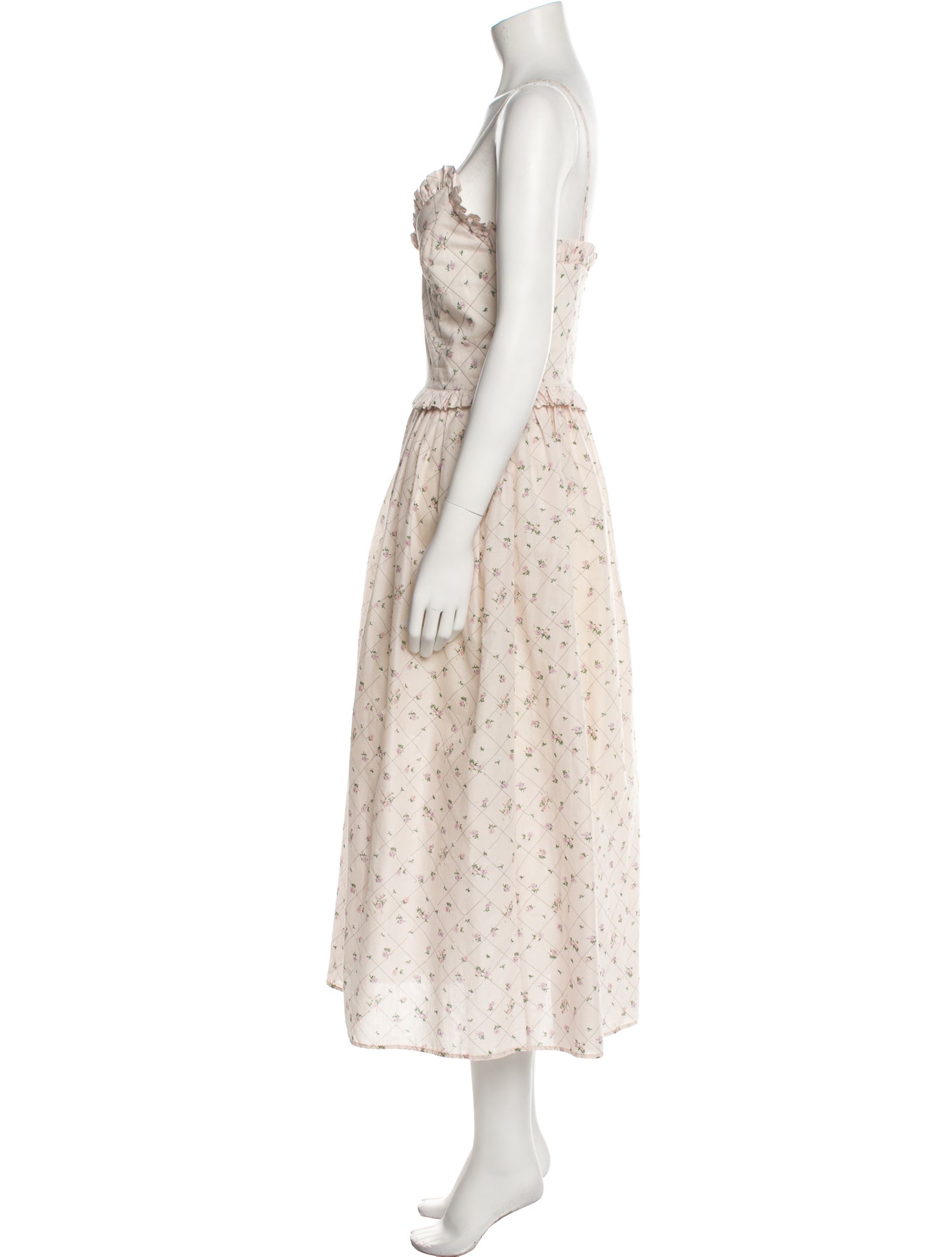 Naya Rea Floral Print Long Dress