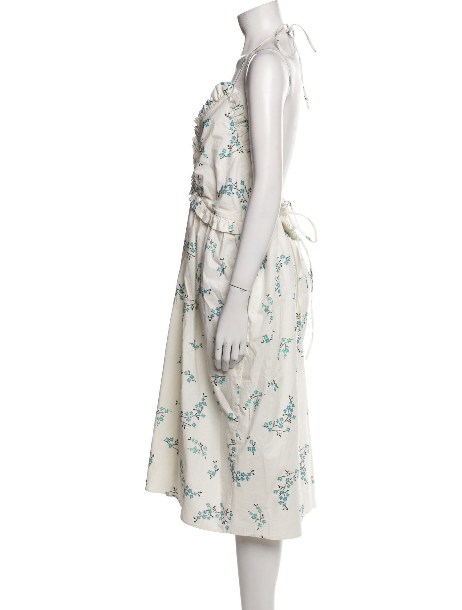 Naya Rea Floral Print Midi Length Dress